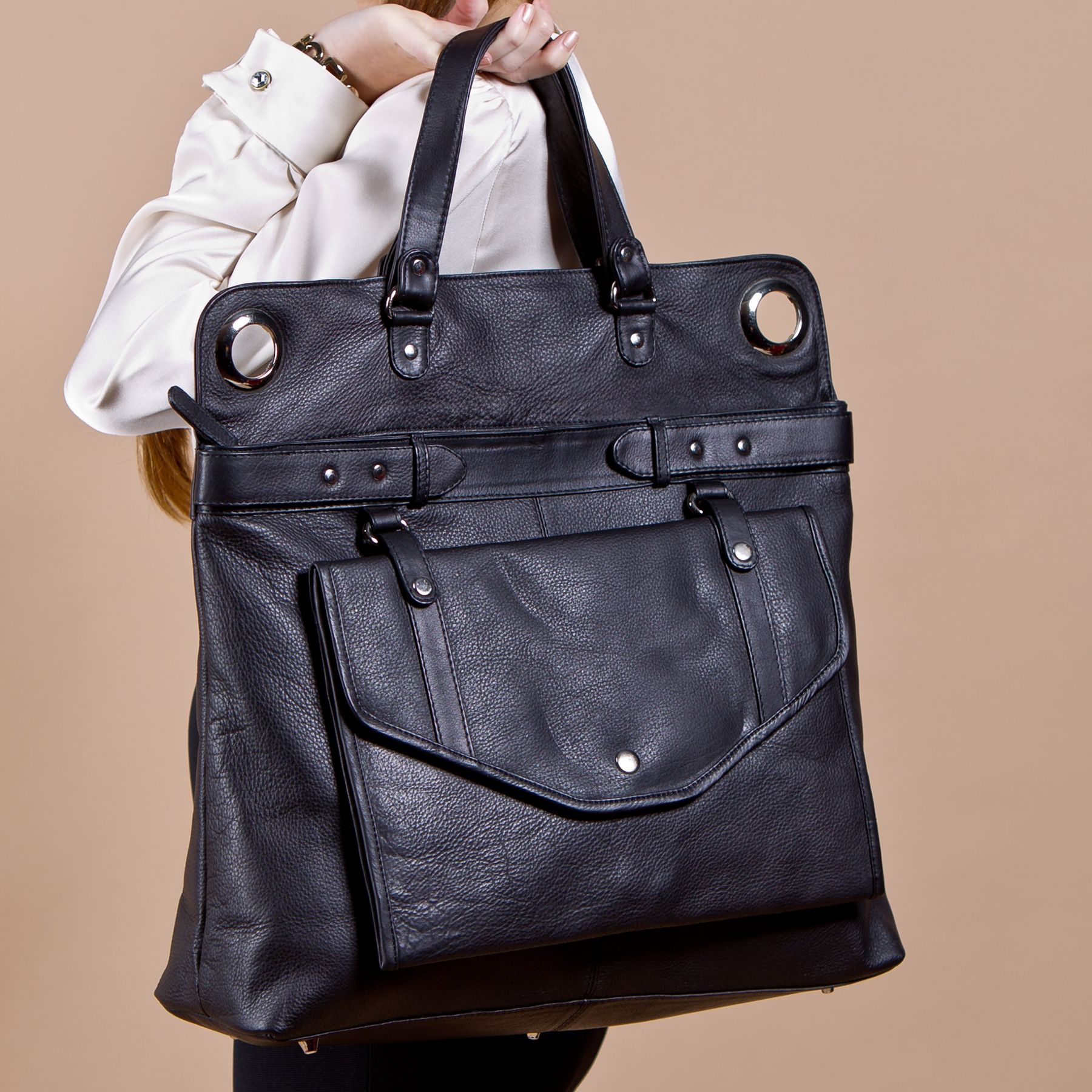 BACCINI Wickeltasche XL WENDY schwarz 6742