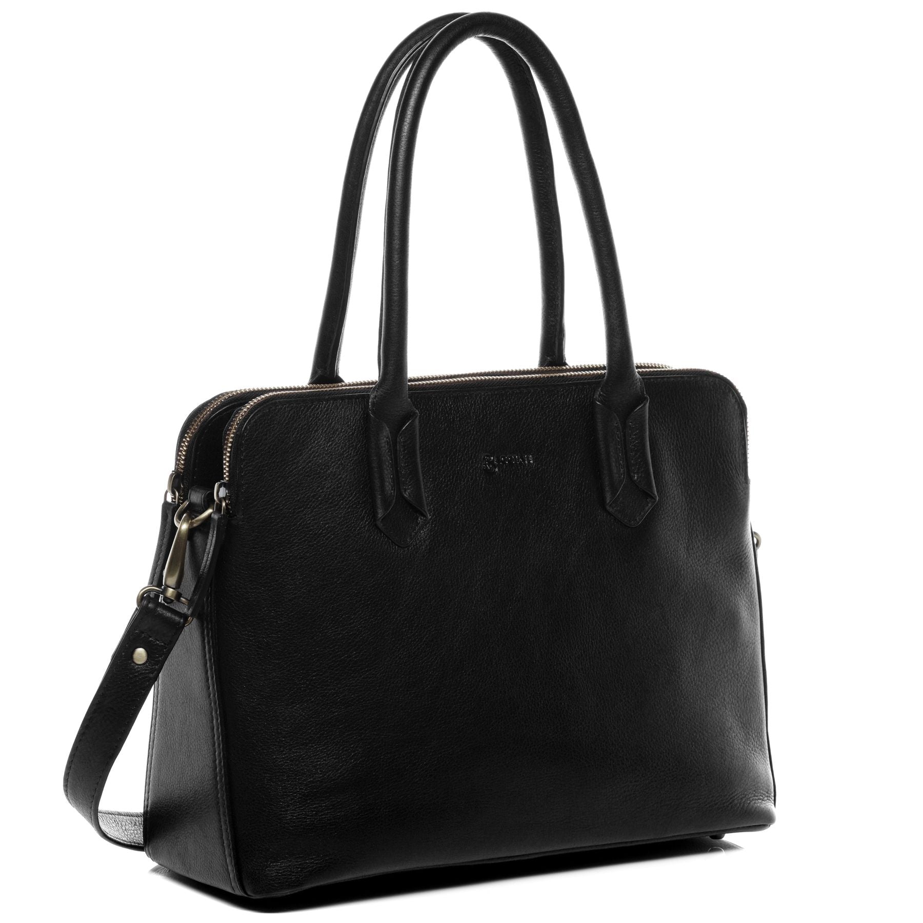 BACCINI Businesstasche Damen Leder ROSARIA schwarz 16304