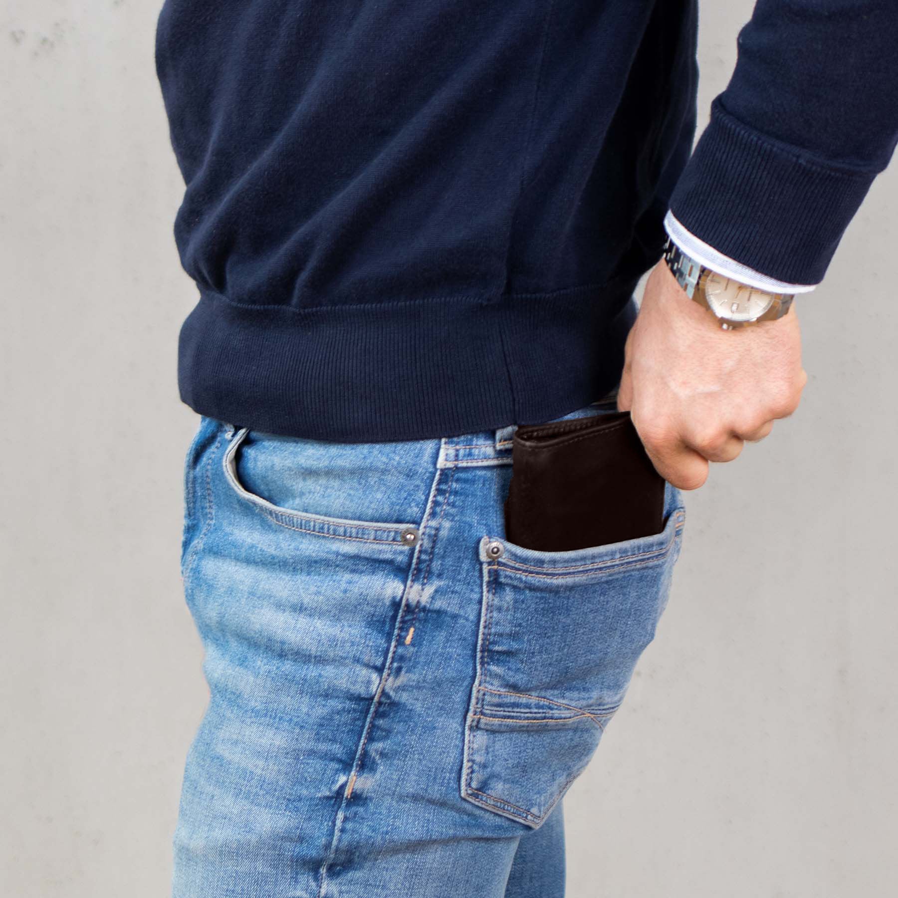 BACCINI Geldbeutel Leder EastWest - LEANDRO 38849