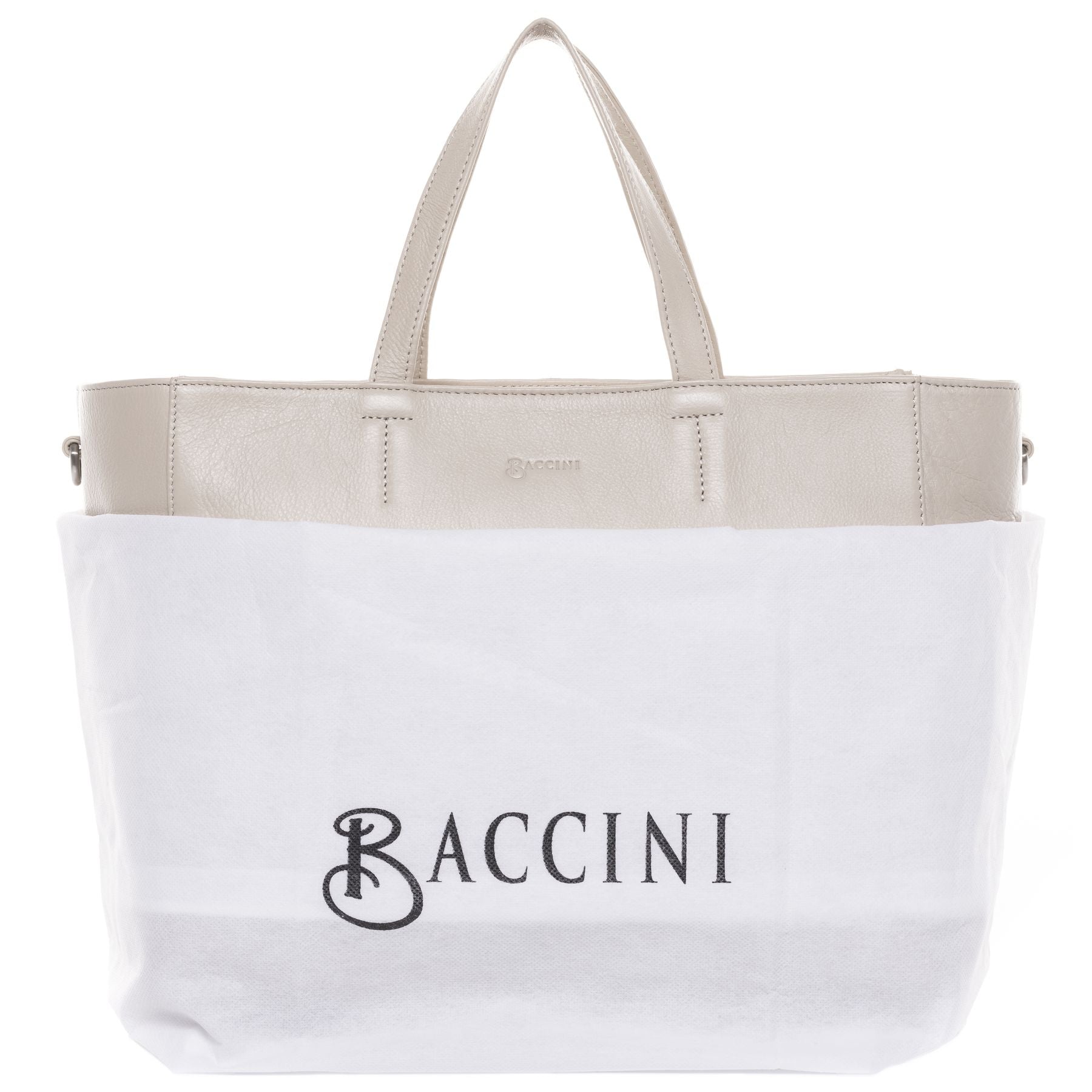 BACCINI Handtasche Leder RENA in beige taupe oder schwarz 36729