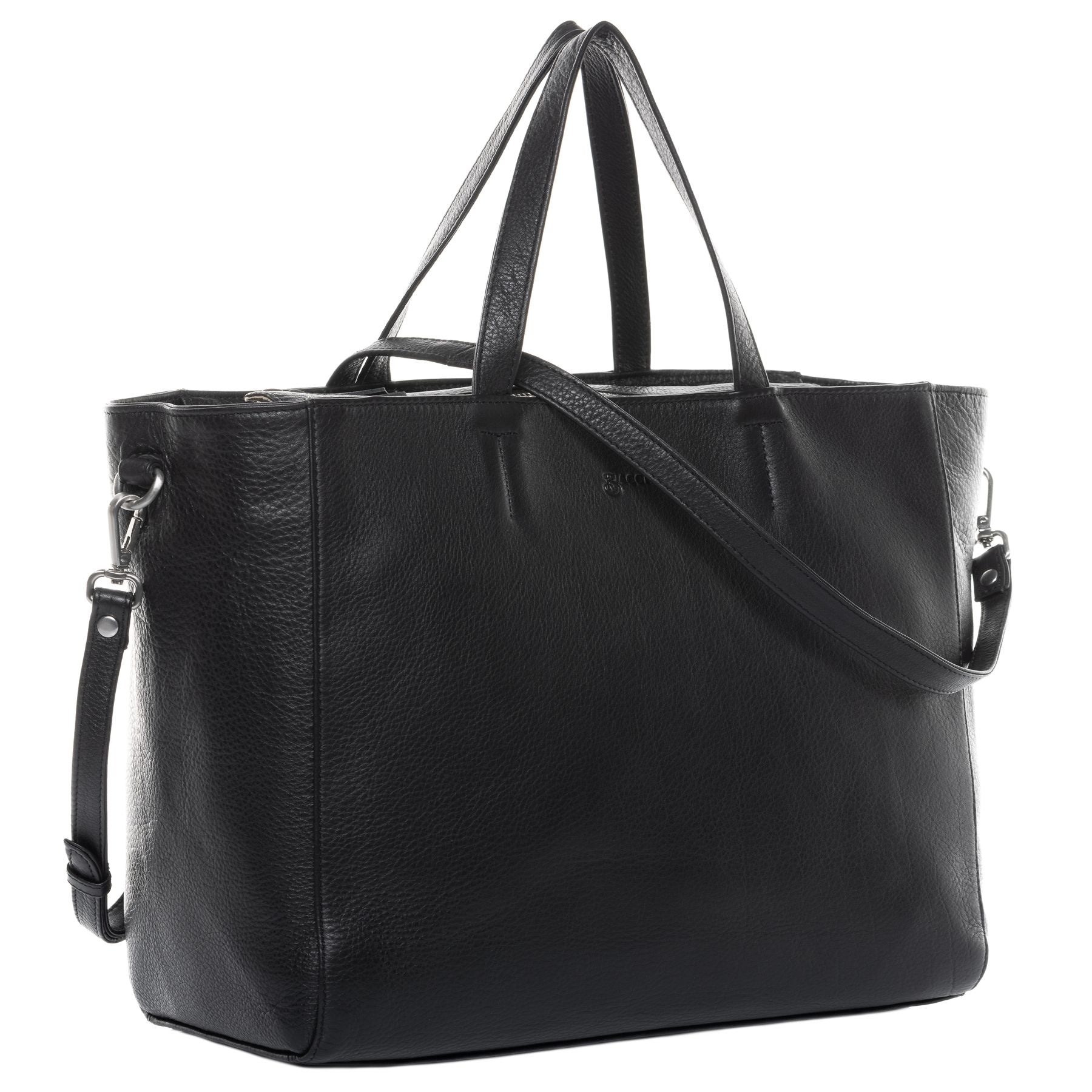 BACCINI Handtasche Leder RENA in beige taupe oder schwarz 36736