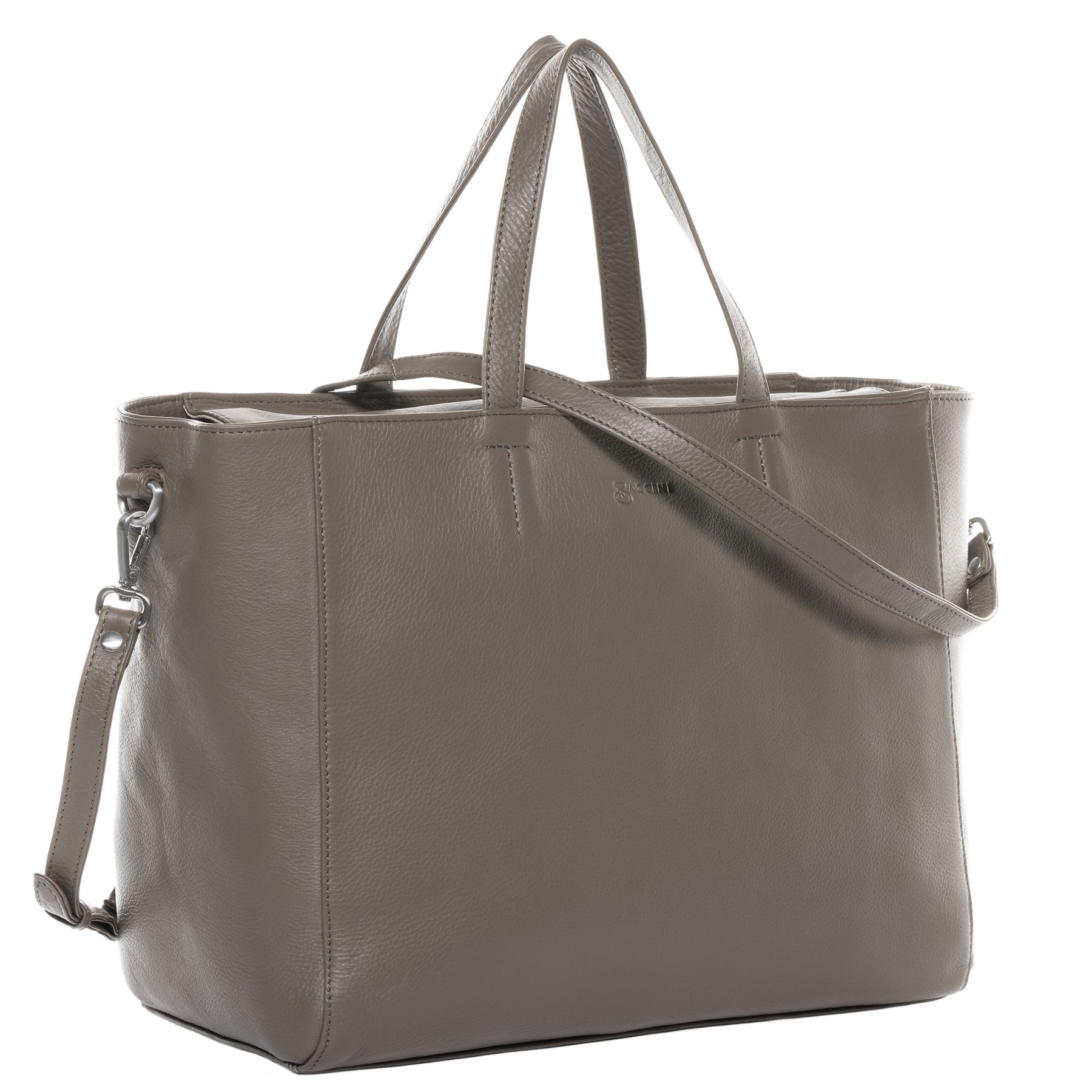 BACCINI Handtasche Leder RENA in beige taupe oder schwarz 36739