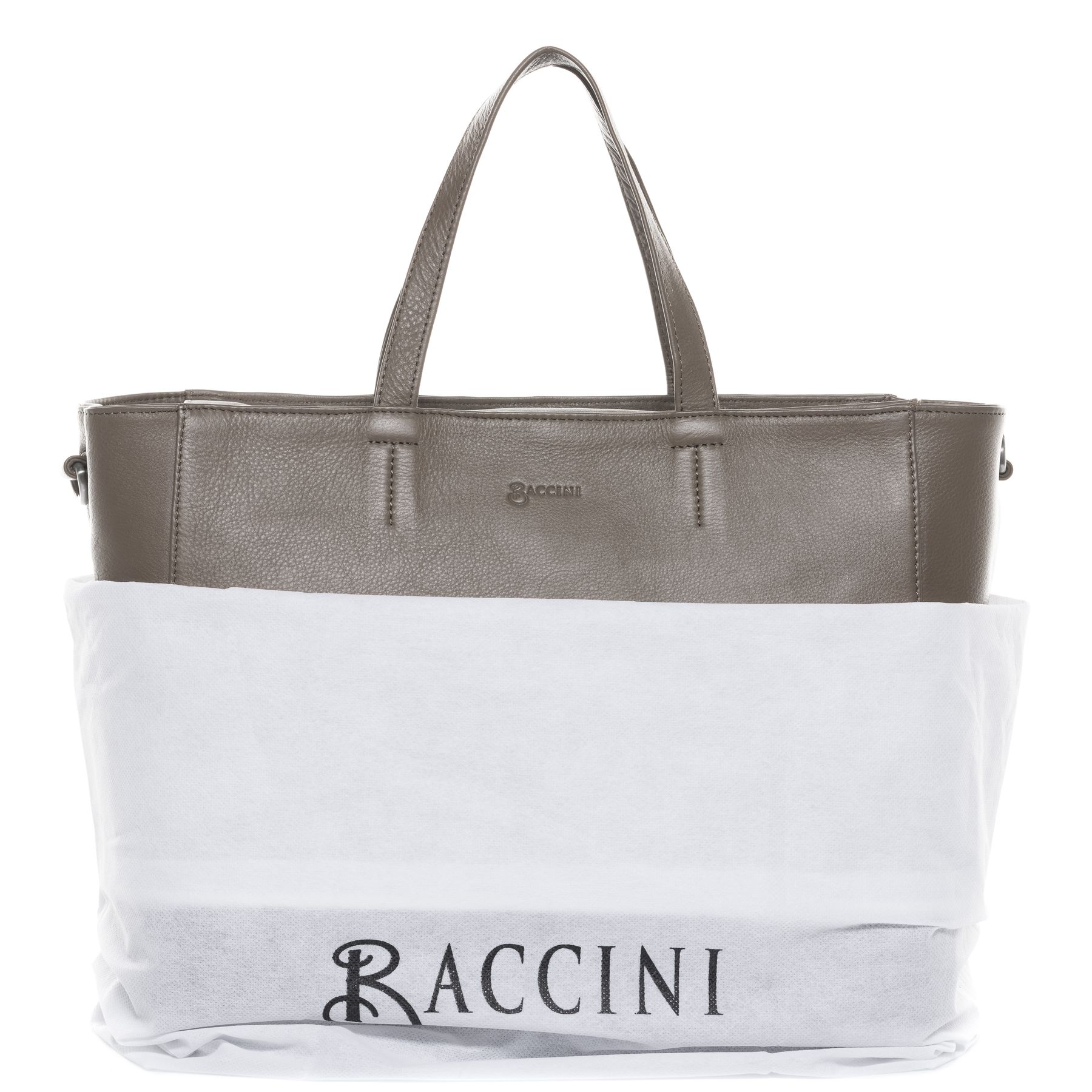 BACCINI Handtasche Leder RENA in beige taupe oder schwarz 36741