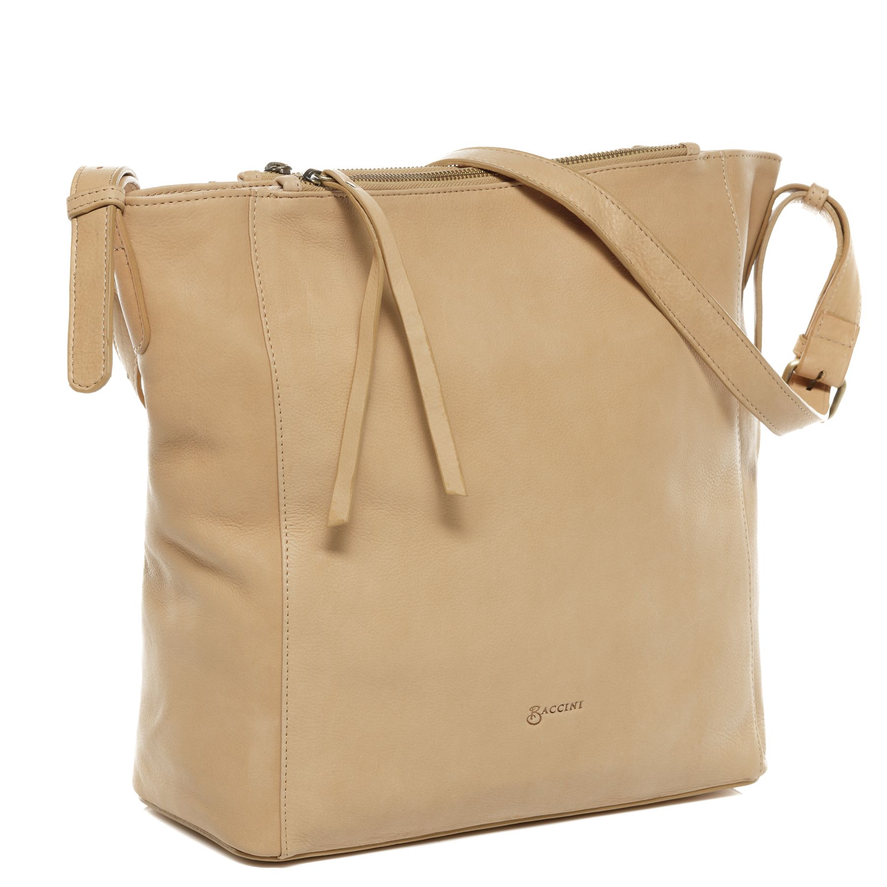 BACCINI Hobo Bag Leder DAISY honey-beige 31783