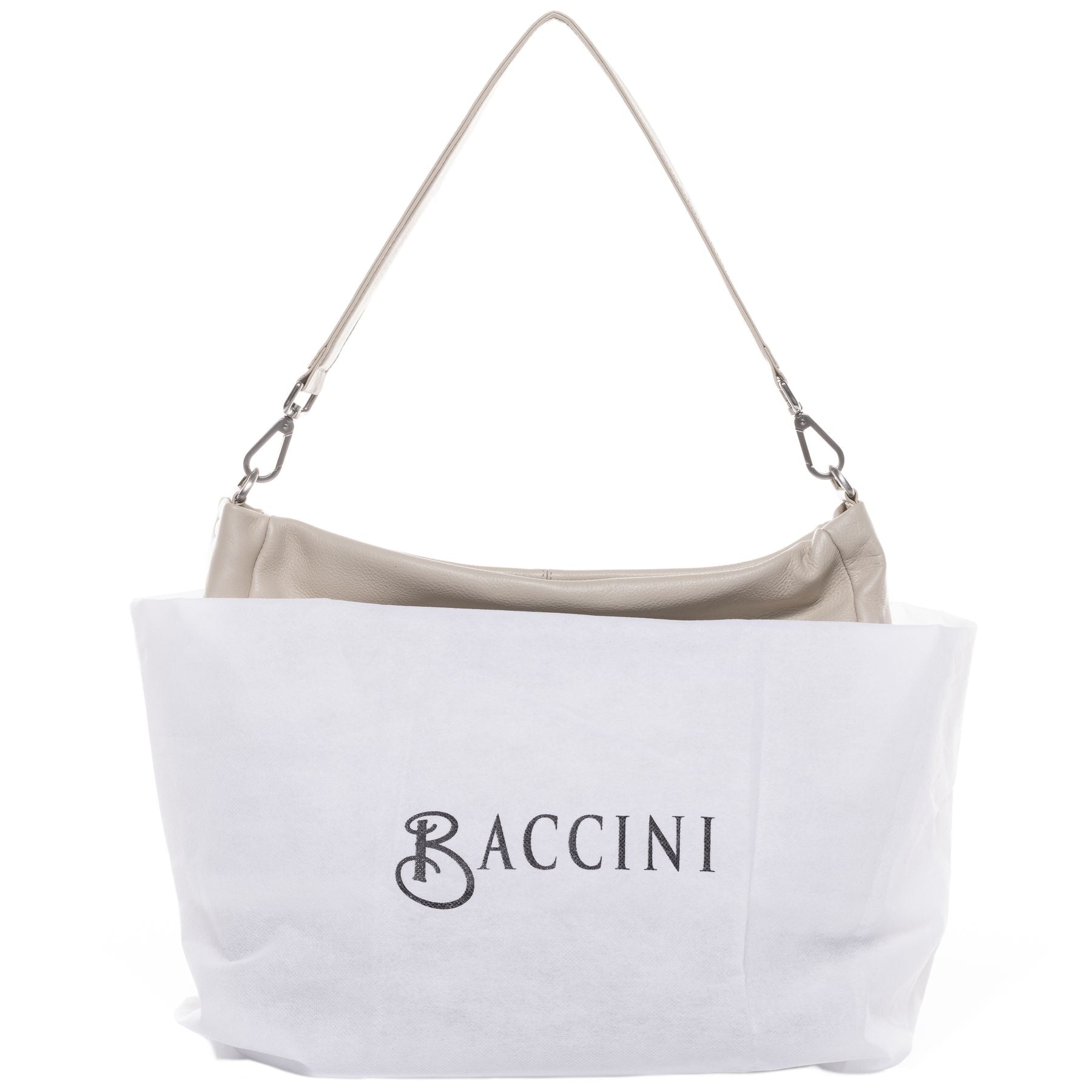 BACCINI Hobo Bag Leder REMI in beige, taupe oder schwarz Handtasche 10