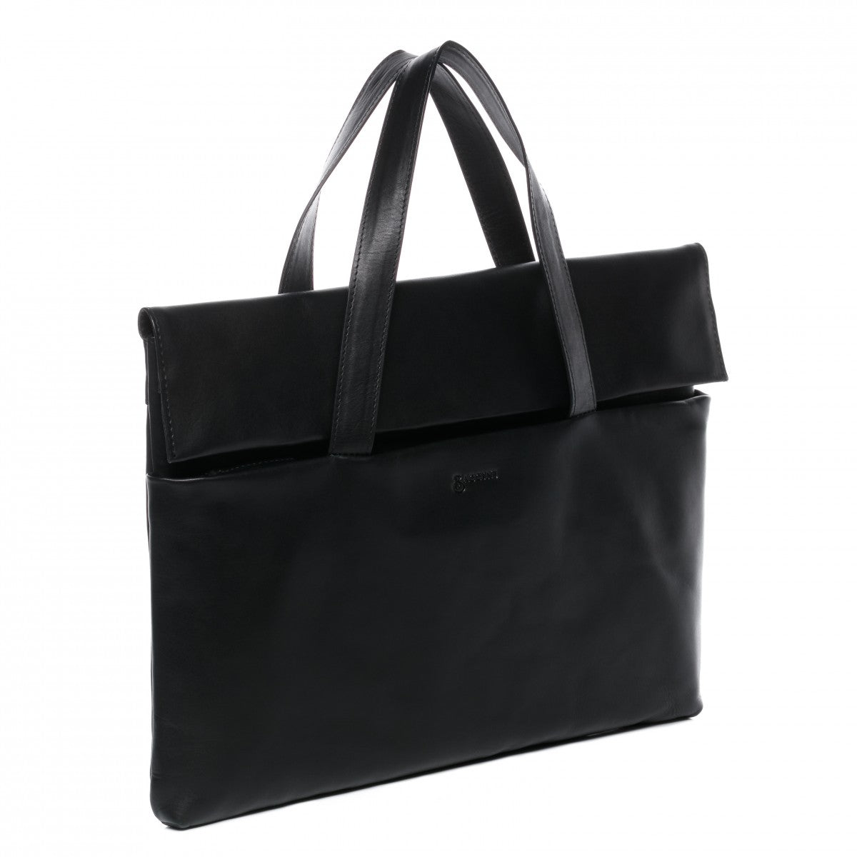 BACCINI Laptoptasche Leder VITO schwarz 12422