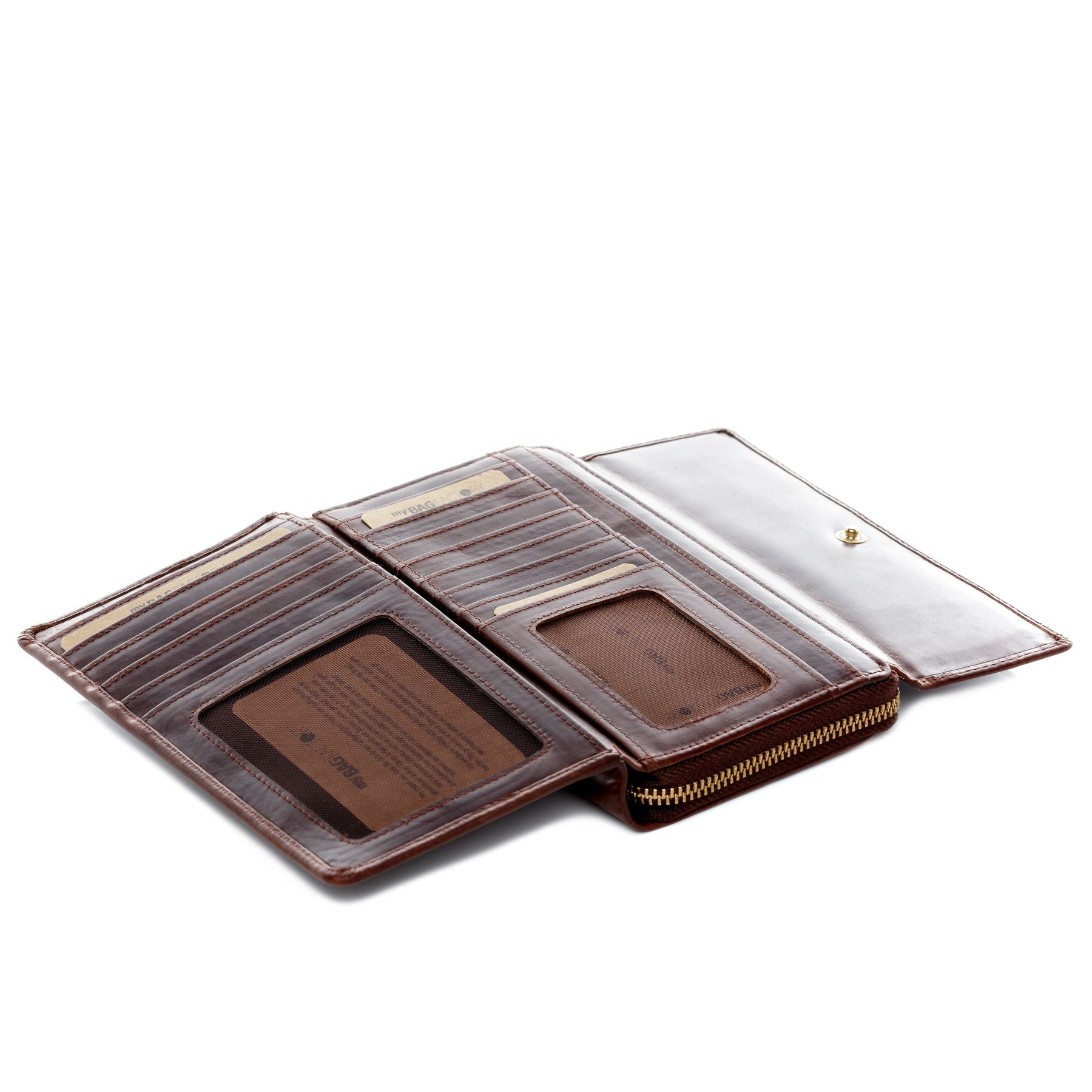 BACCINI Geldbeutel Leder LIA braun-cognac 17883