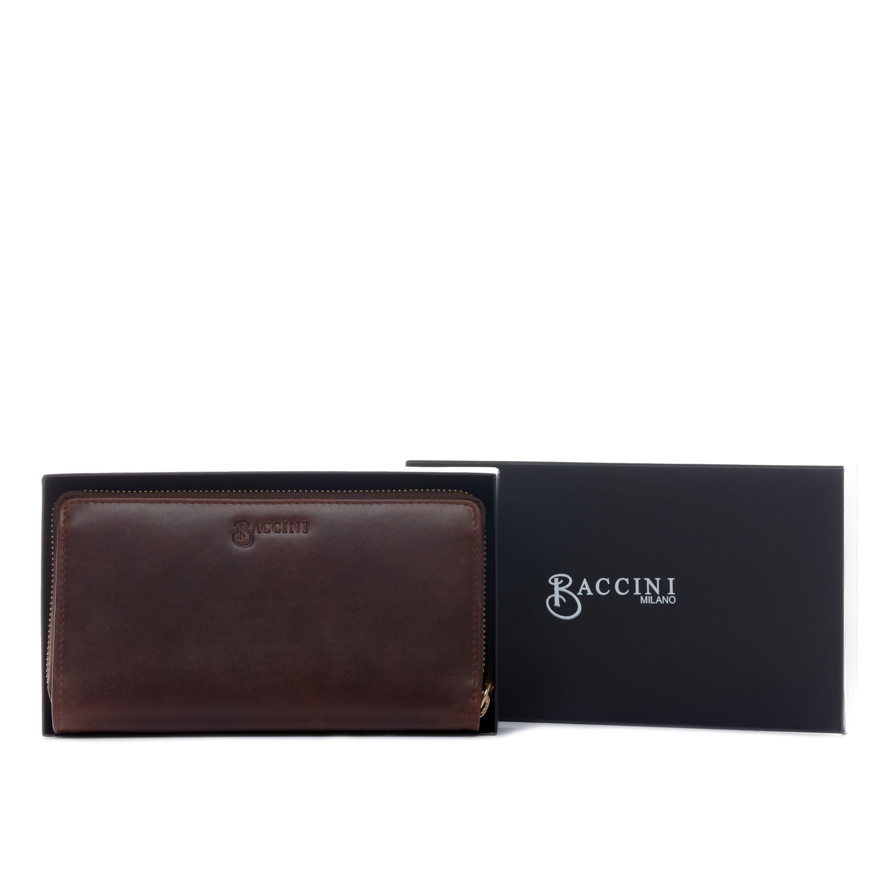 BACCINI Geldbeutel Leder LIA braun-cognac 17881