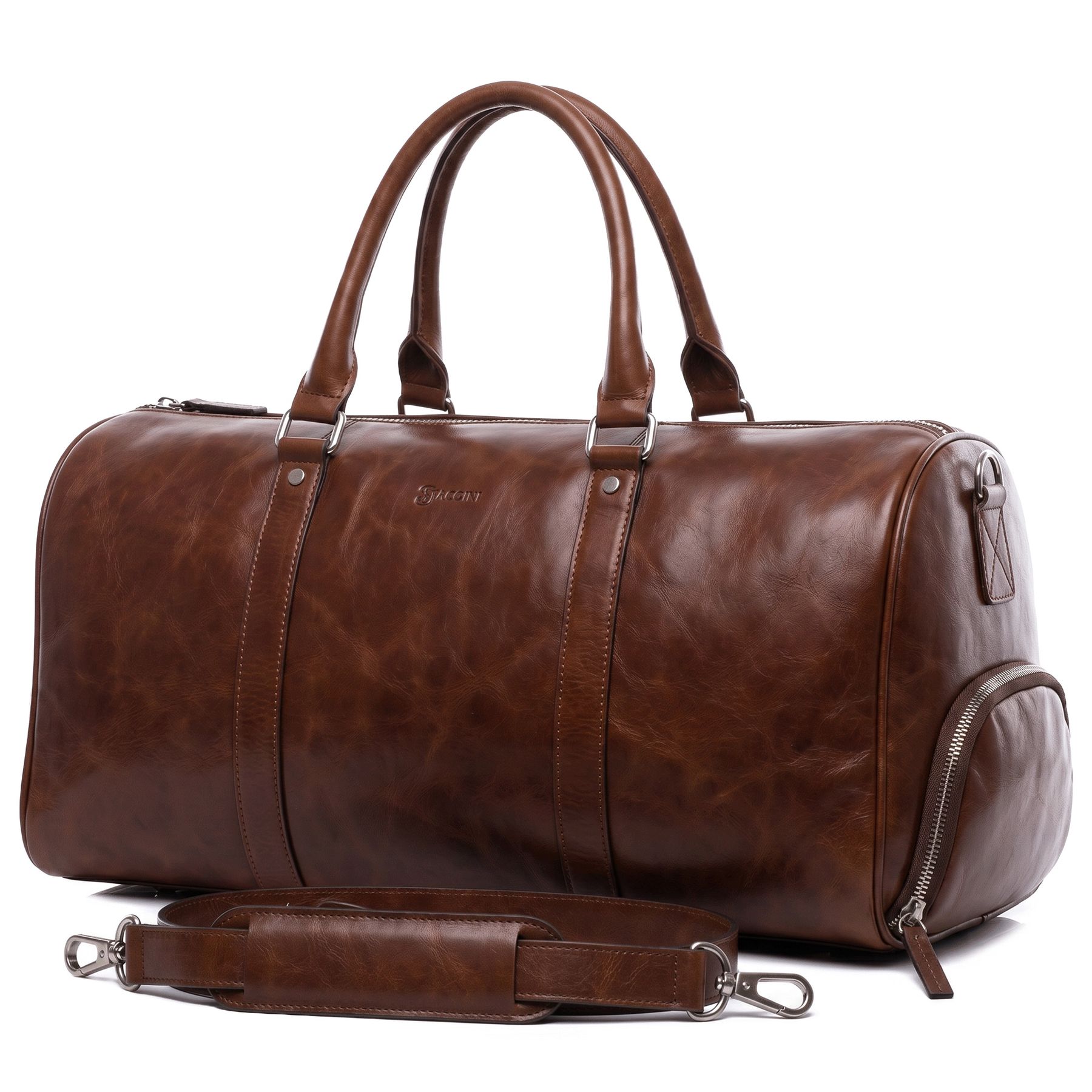 Ledertasche Sporttasche braun Florian Gallerie