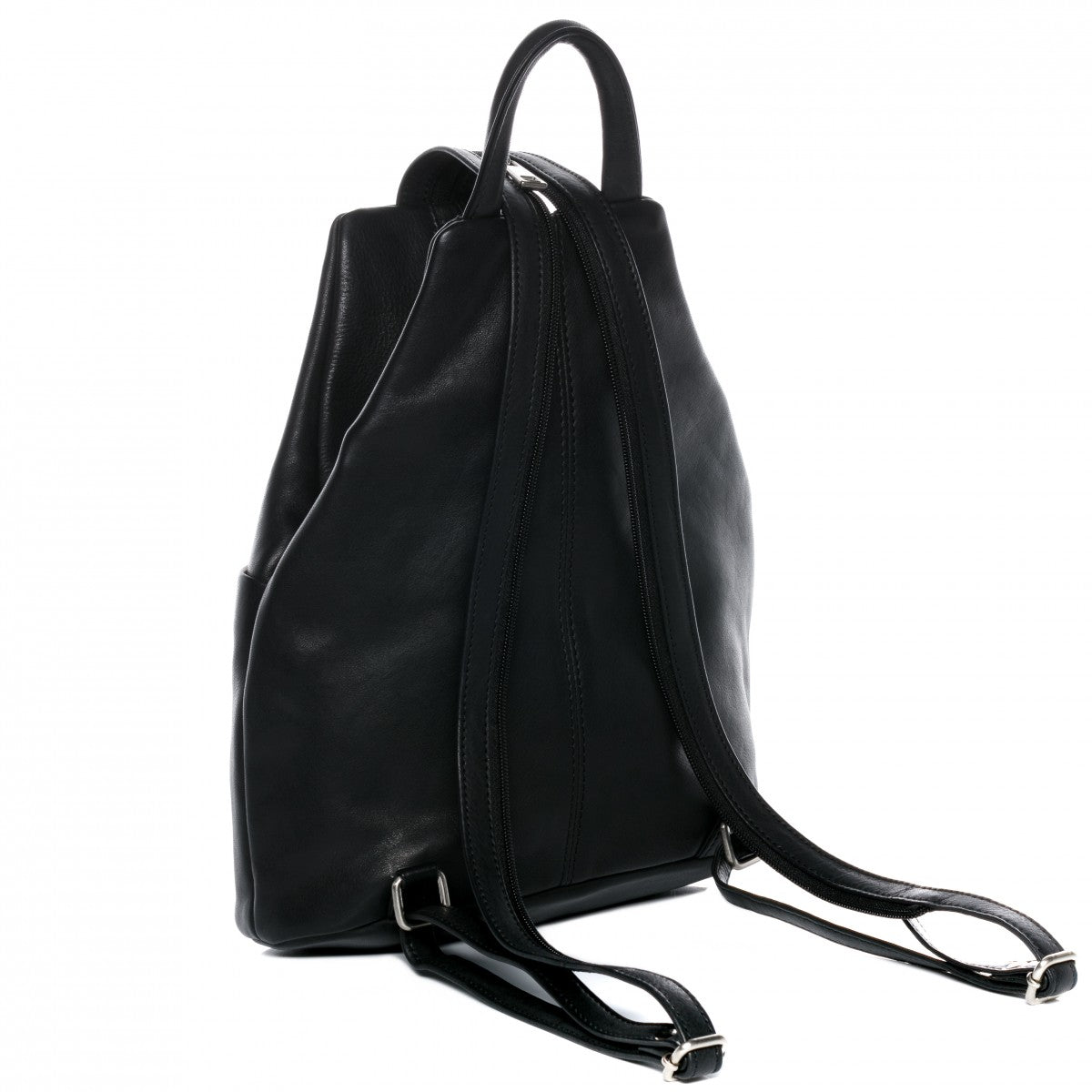 BACCINI Rucksack Leder klein EMILIA schwarz 12609