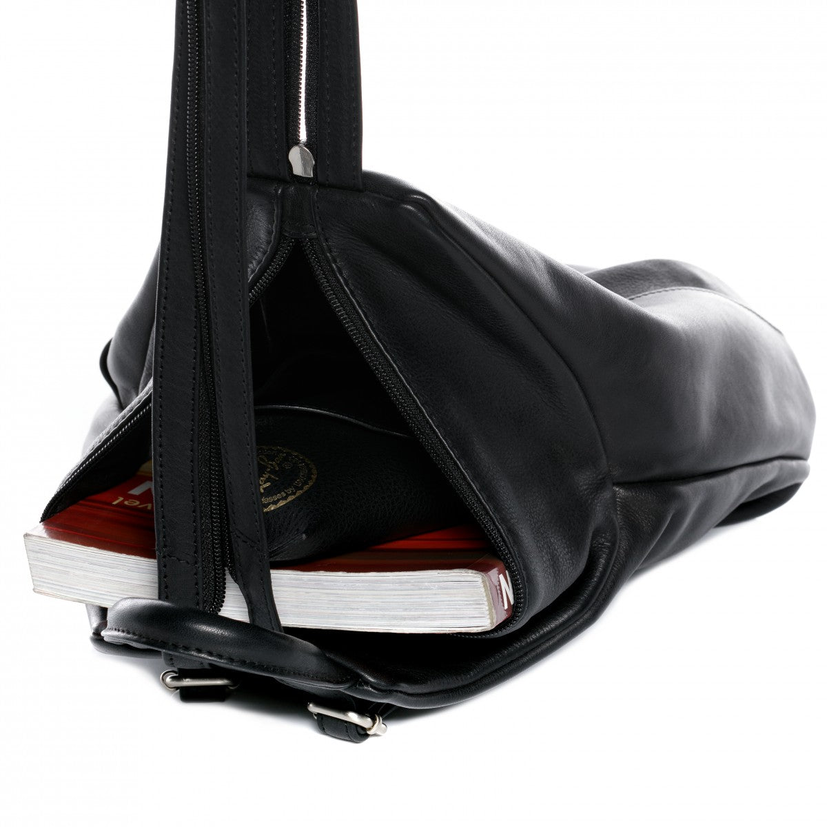 BACCINI Rucksack Leder klein EMILIA schwarz 12610