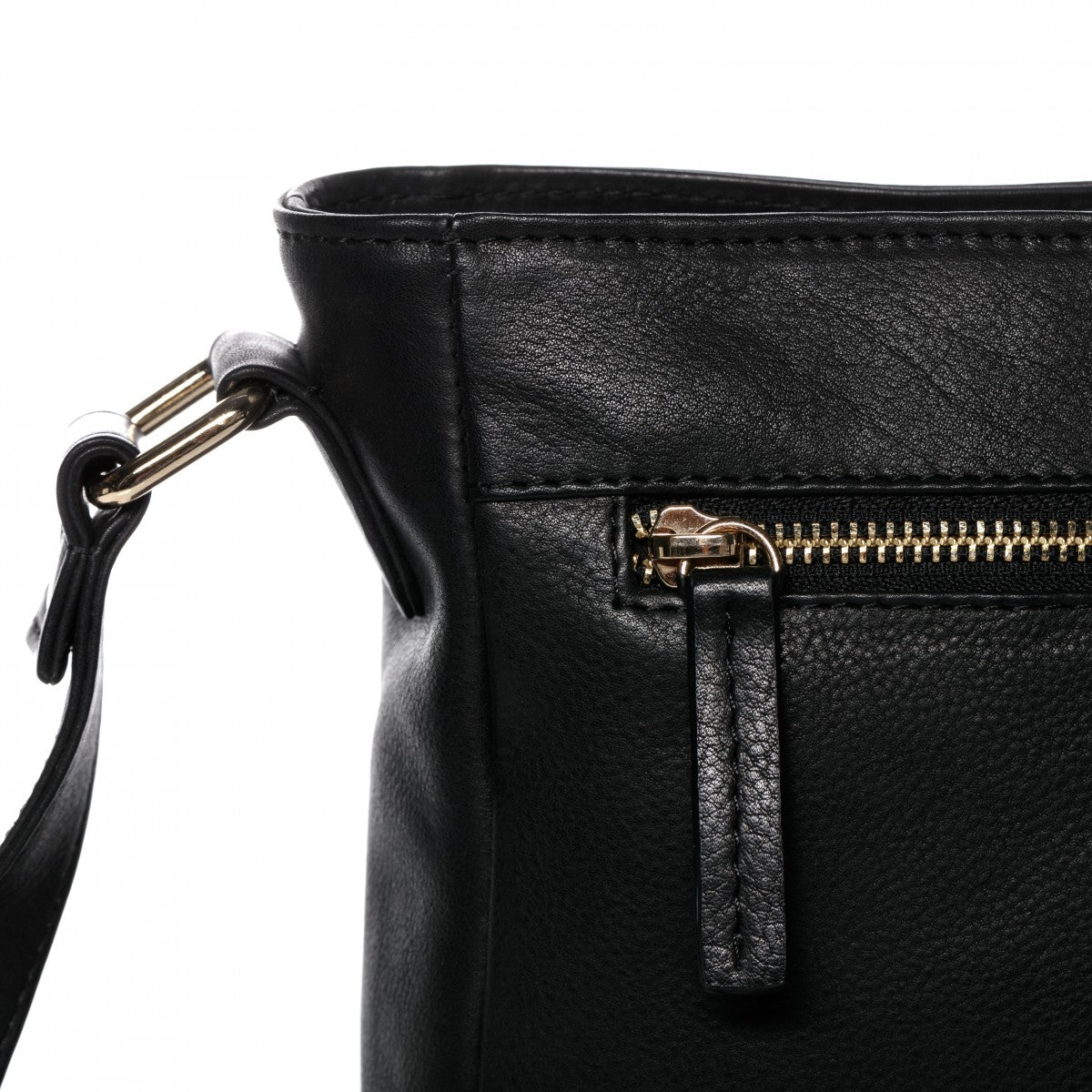 BACCINI Schultertasche Leder & Umhängetasche Leder EMELIE schwarz 12526