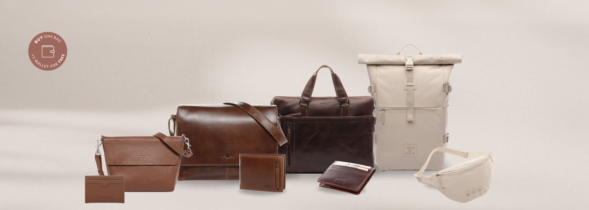 Herbst Duo Aktion Ledertaschen