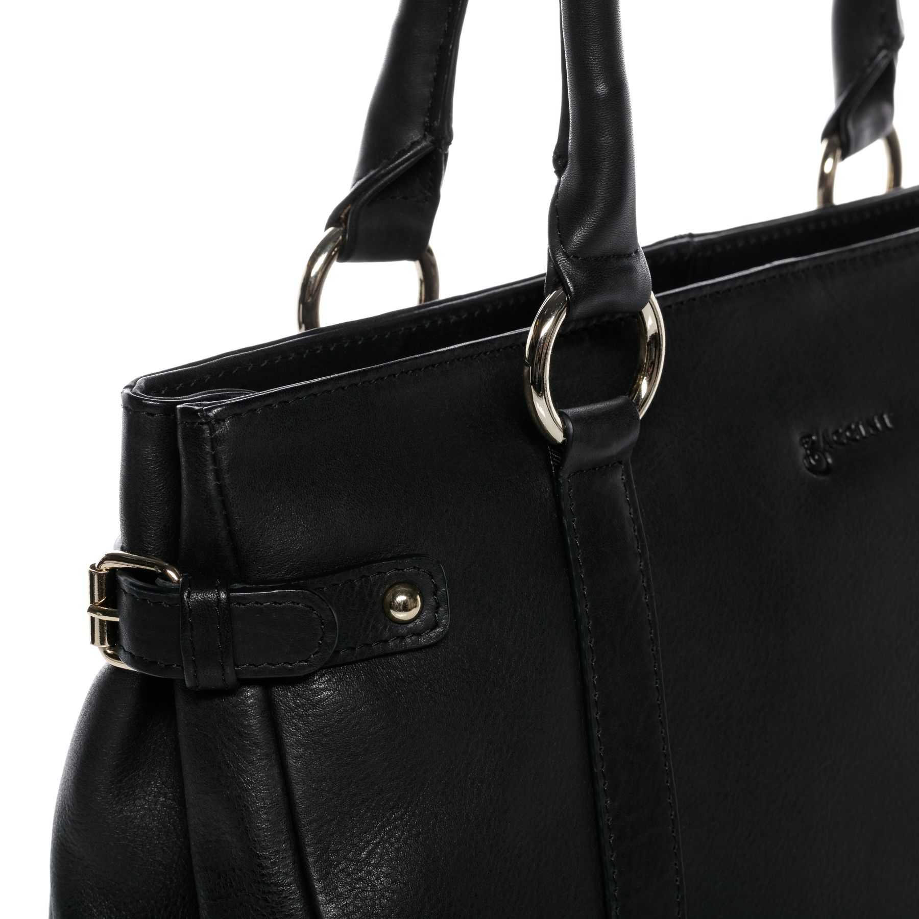 BACCINI Schultertasche Leder NOEMI schwarz 14686