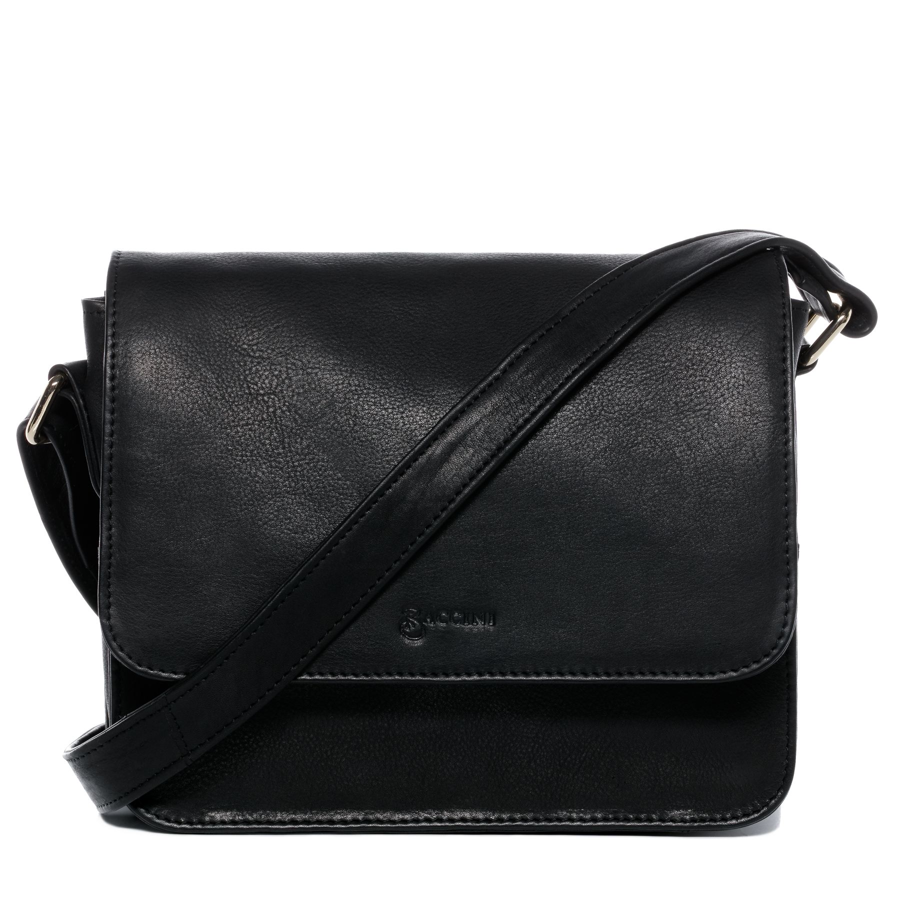 BACCINI Schultertasche Leder & Umhängetasche Leder ELA schwarz 13782