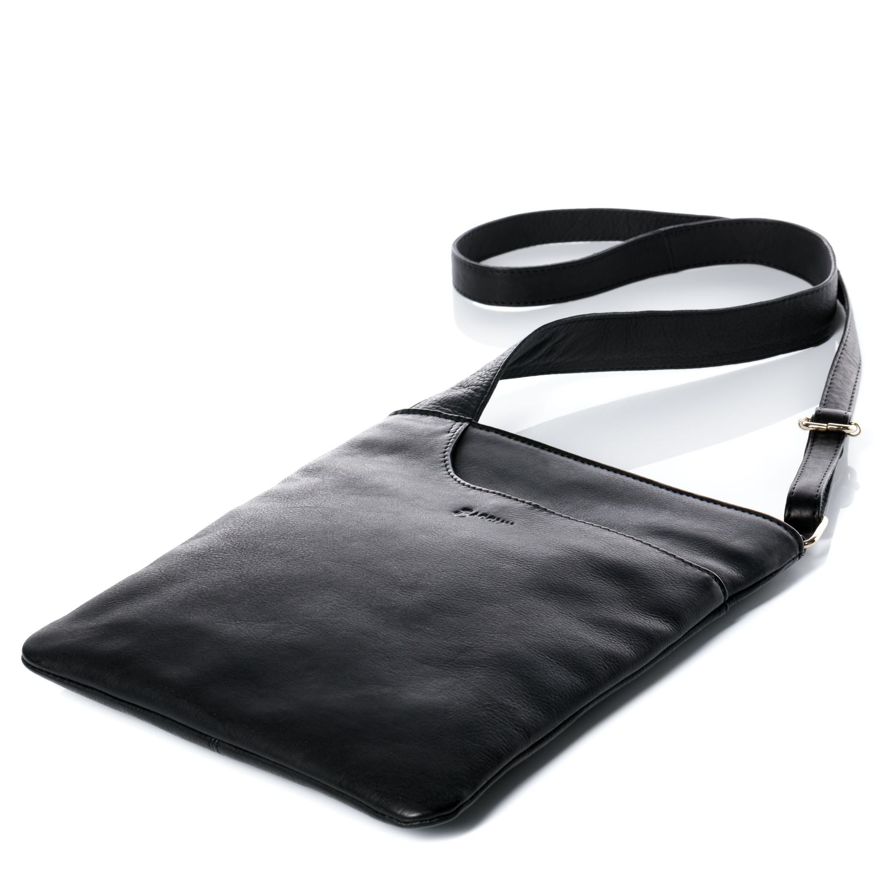 BACCINI Umhängetasche Leder klein ELI schwarz 14696