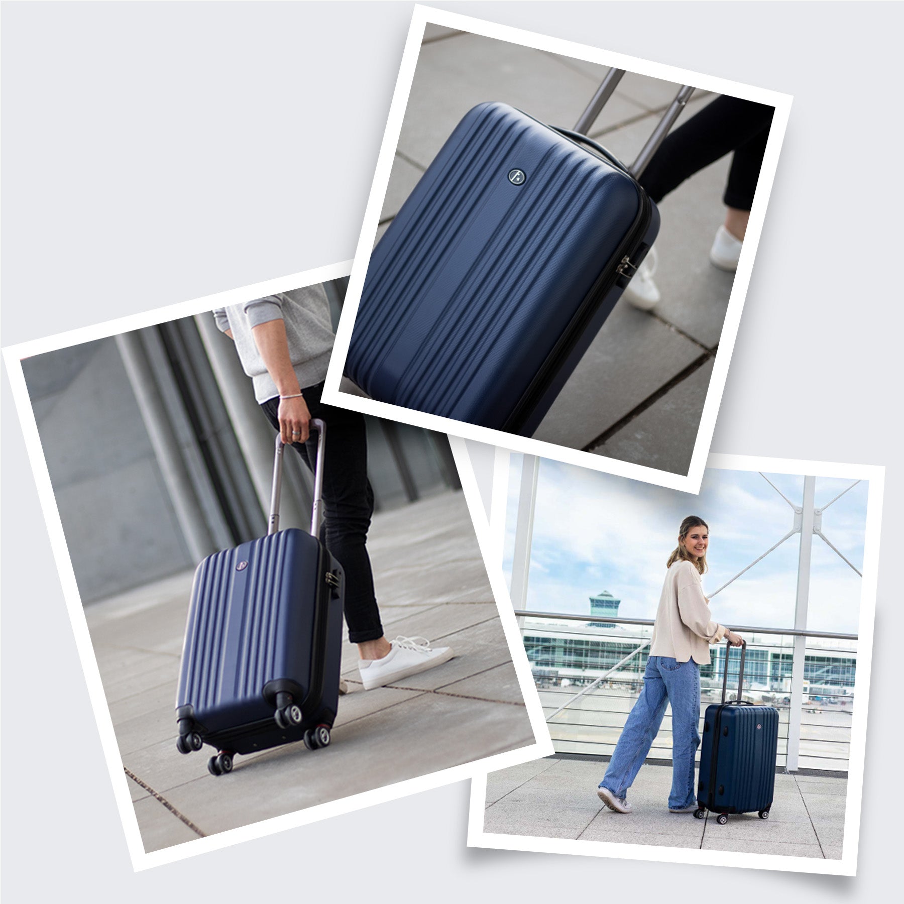 FERGÉ Kofferset 3-teilig TOULOUSE café 3er Trolley Set 46298