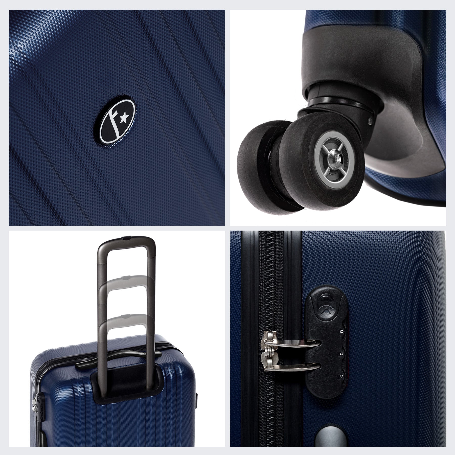 FERGÉ Kofferset 3-teilig TOULOUSE café 3er Trolley Set 46299