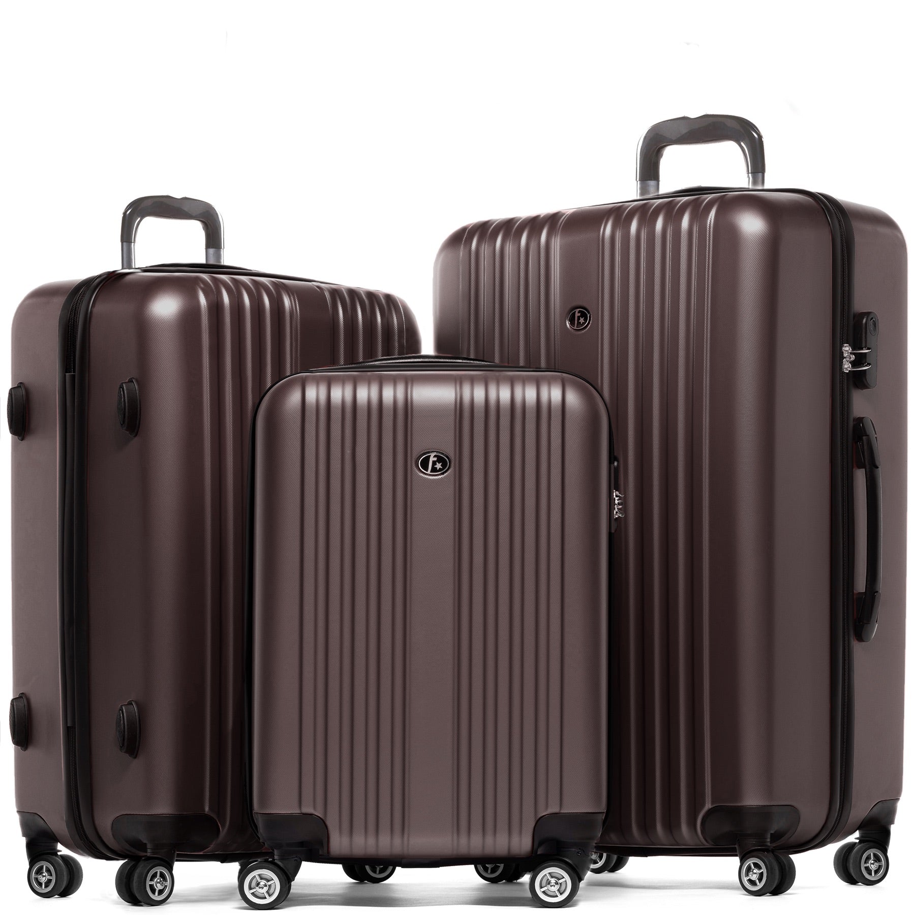 FERGÉ Kofferset 3-teilig TOULOUSE café 3er Trolley Set 46256