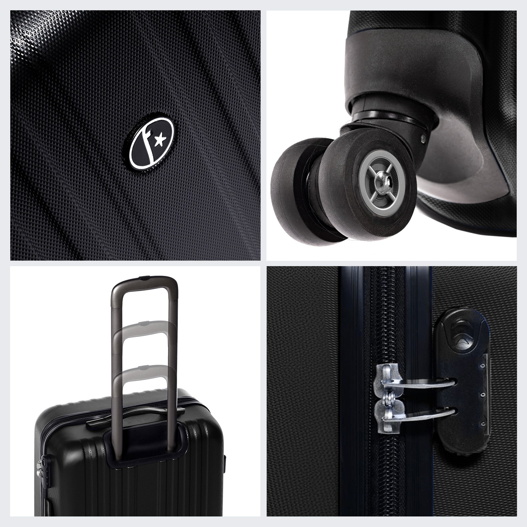 FERGÉ Kofferset 3-teilig TOULOUSE café 3er Trolley Set 46269