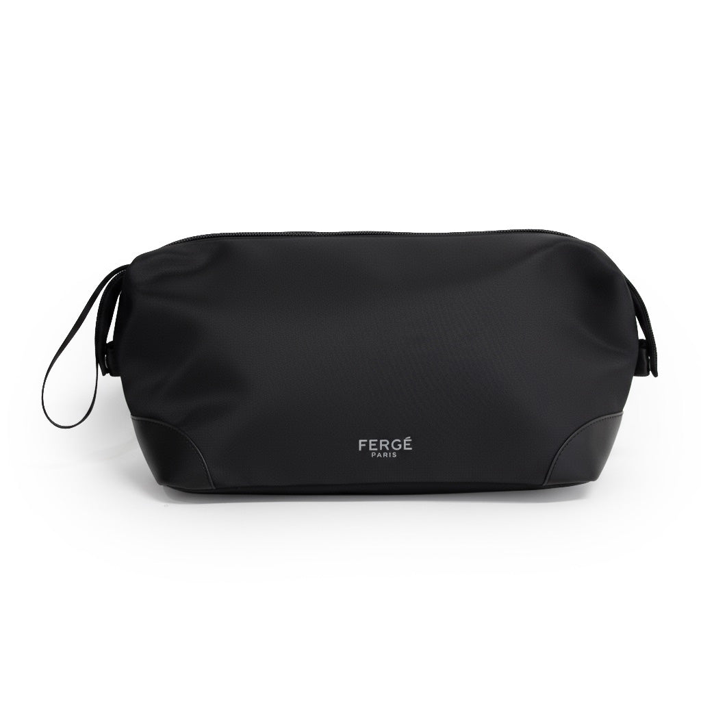 FERGÉ Milano Kombi Reisetasche Kulturtasche schwarz 4