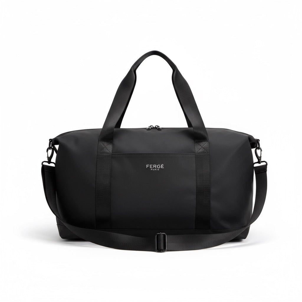 FERGÉ Milano Kombi Reisetasche Kulturtasche schwarz 3