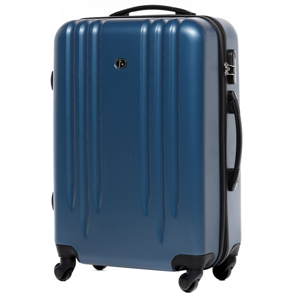 FERGÉ XL Koffer Marseille Hartschalenkoffer Trolley blau 178100