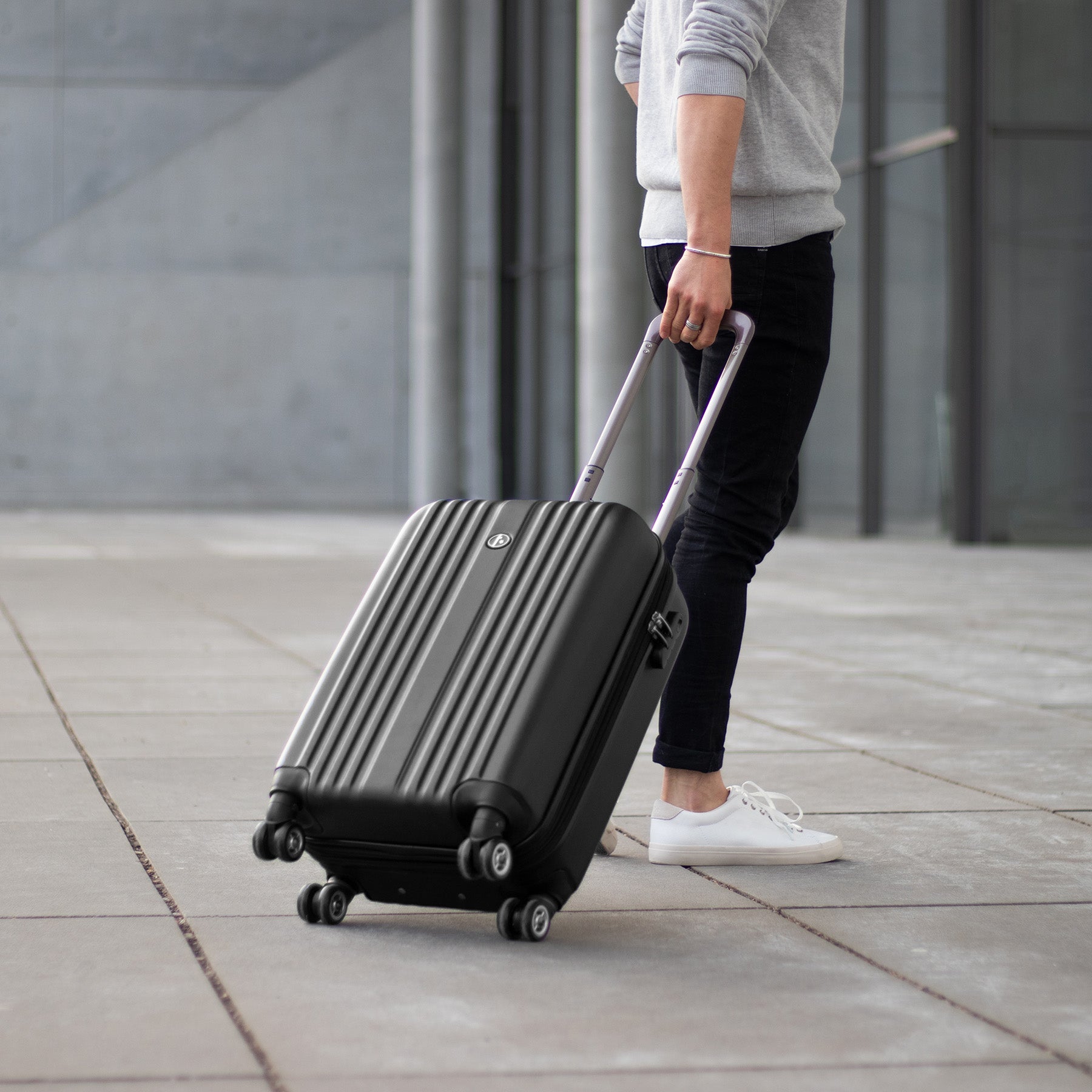 FERGÉ Handgepäck-Koffer TOULOUSE Bordgepäck-Koffer erweiterbar carry-on Kabinentrolley 4 Zwillingsrollen 50464