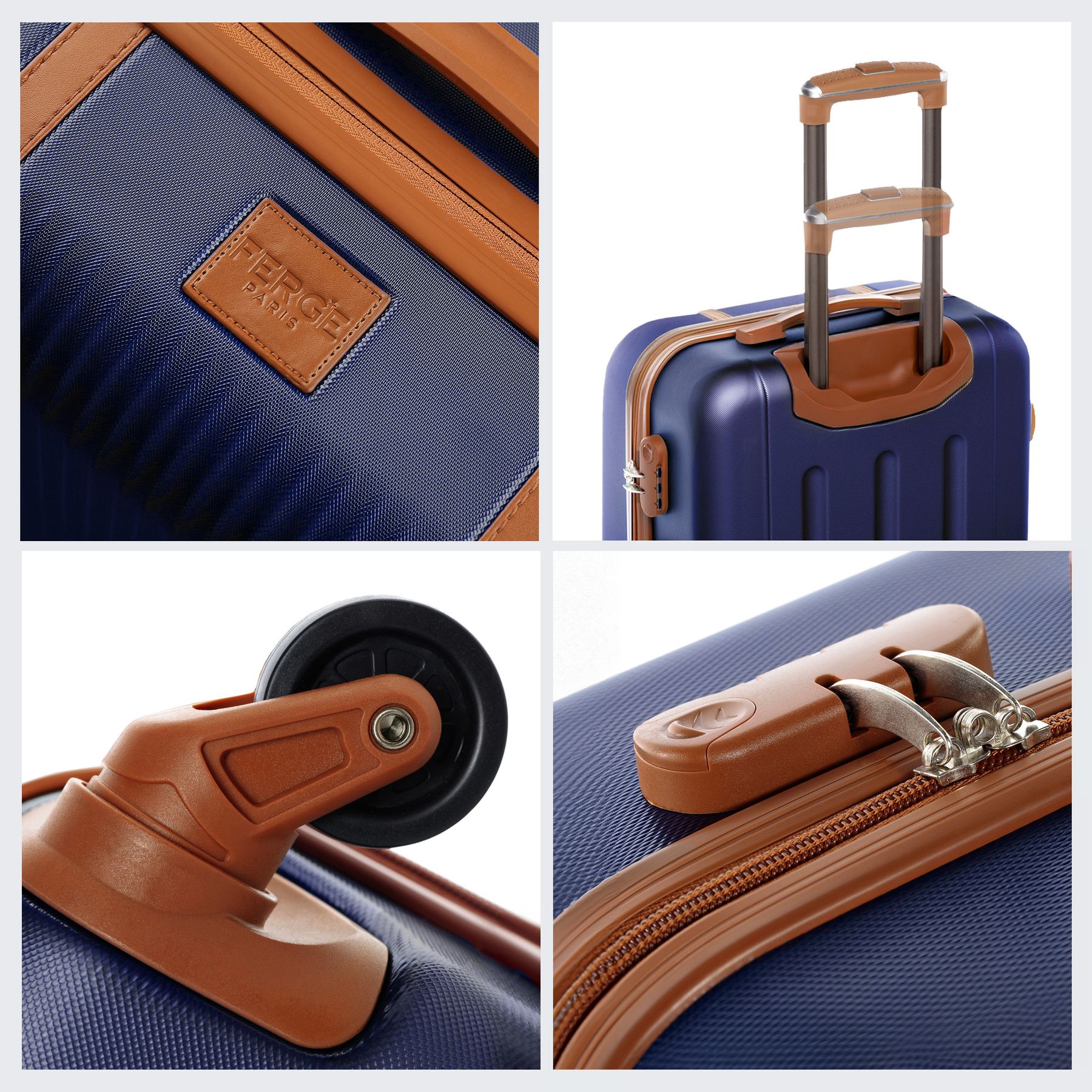 Hard-shell luggage set MILANO