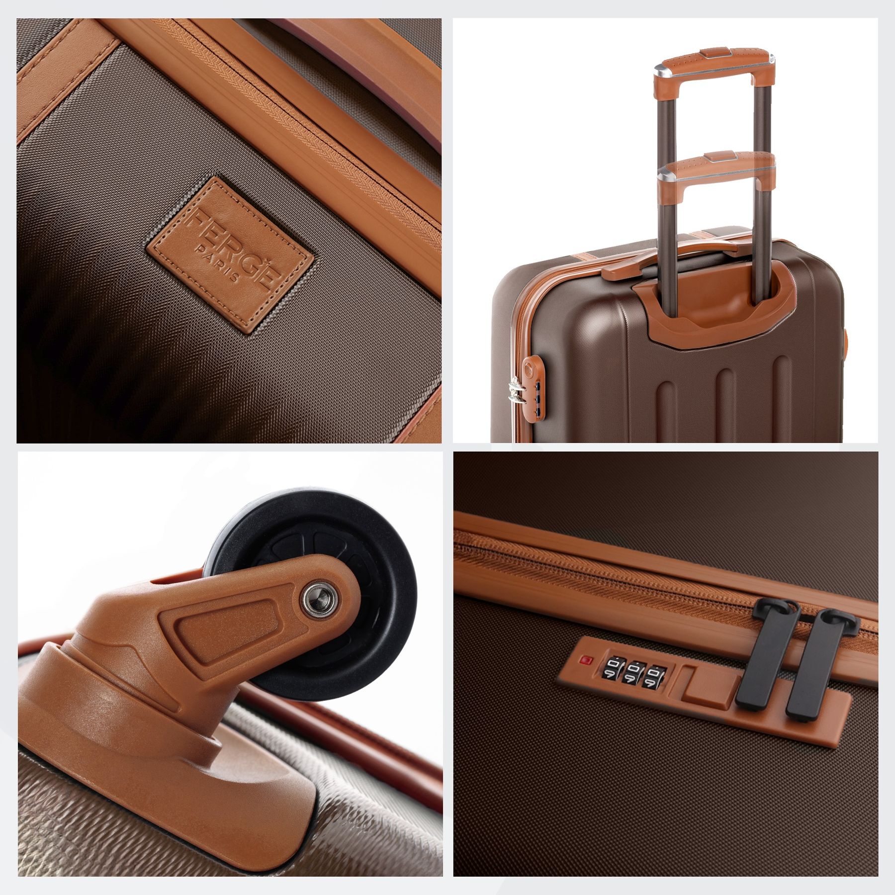 FERGÉ Kofferset 3-teilig MILANO  Trolley Set 49244