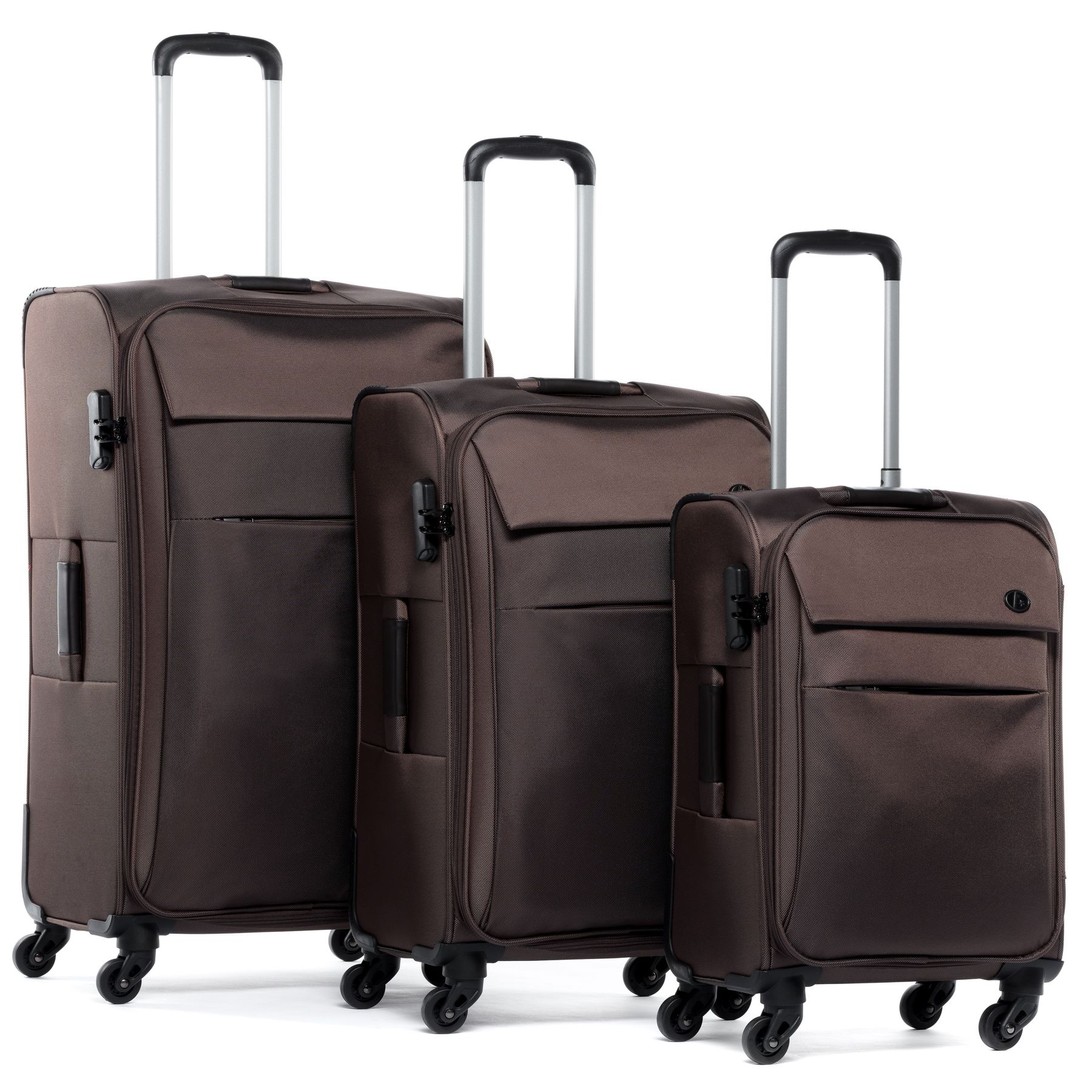 softshell-3set-weichschale-kofferset FERGÉ nylon Calais parent 38028
