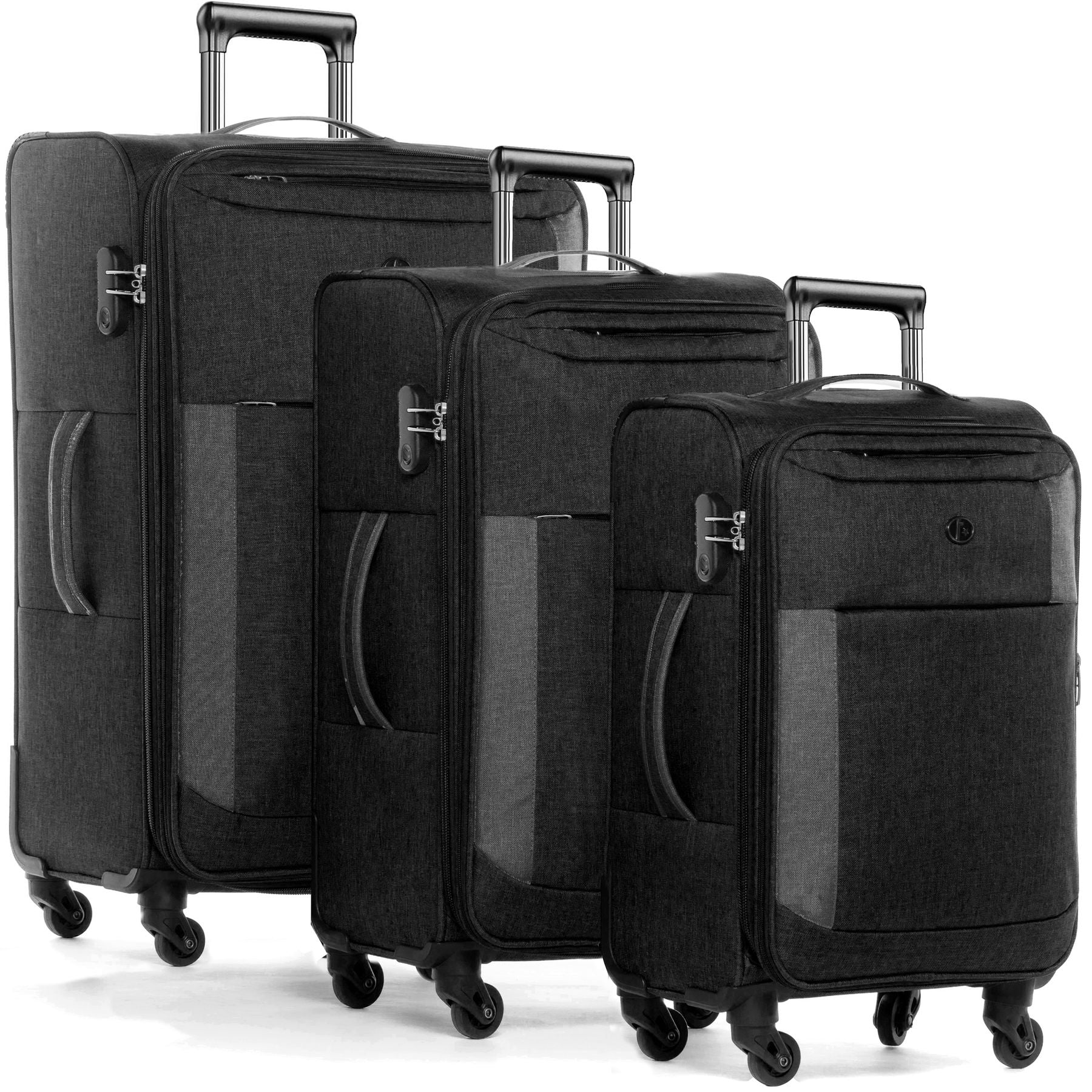 FERGÉ Kofferset 3-teilig Saint-Tropez 3er Gepäck-Set grau 44634