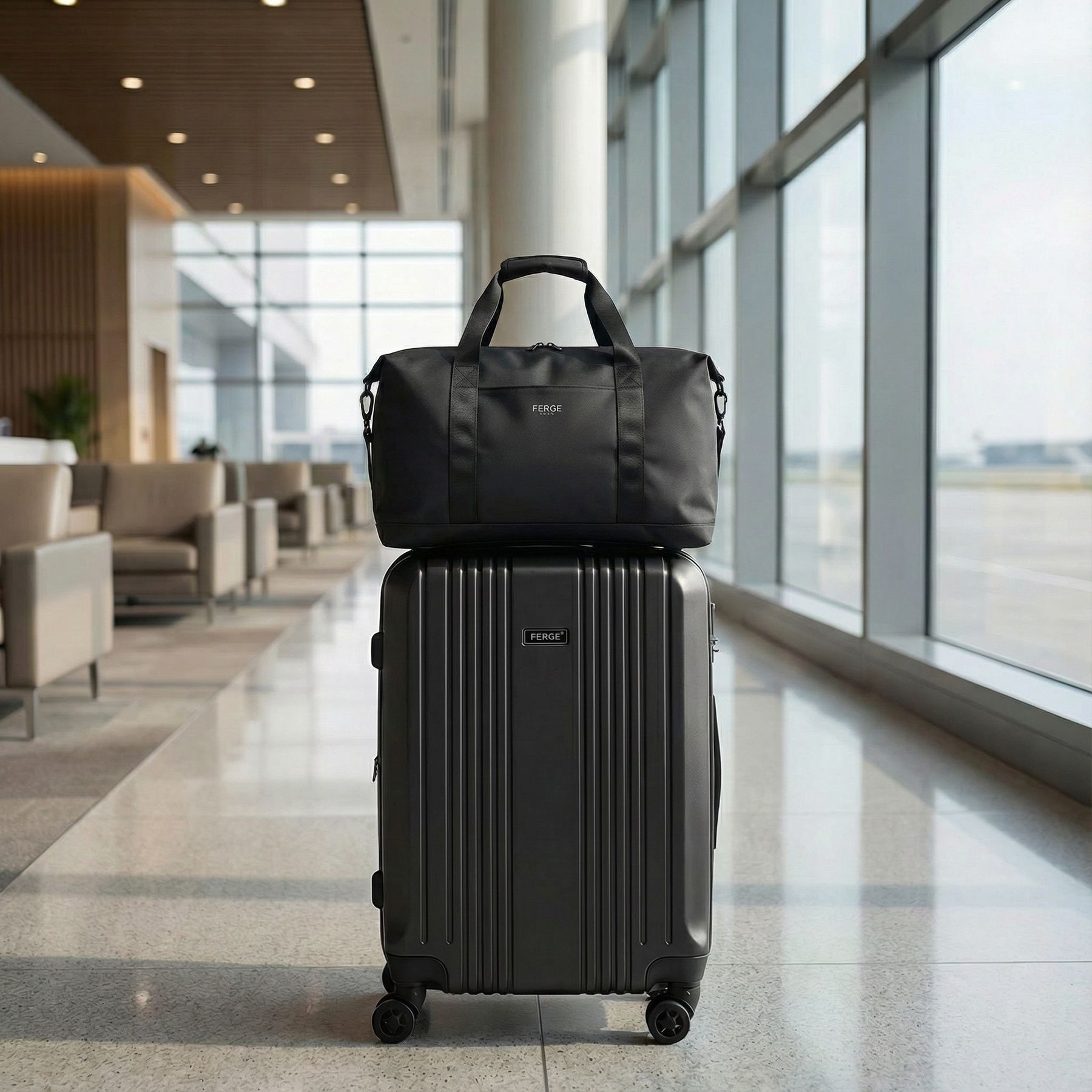 Cannes 5set Hartschalenkoffer in use Gun