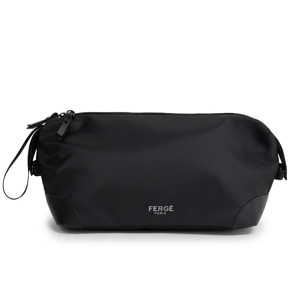 FERGÉ Kulturtasche MILANO schwar schwarz frontal 47552
