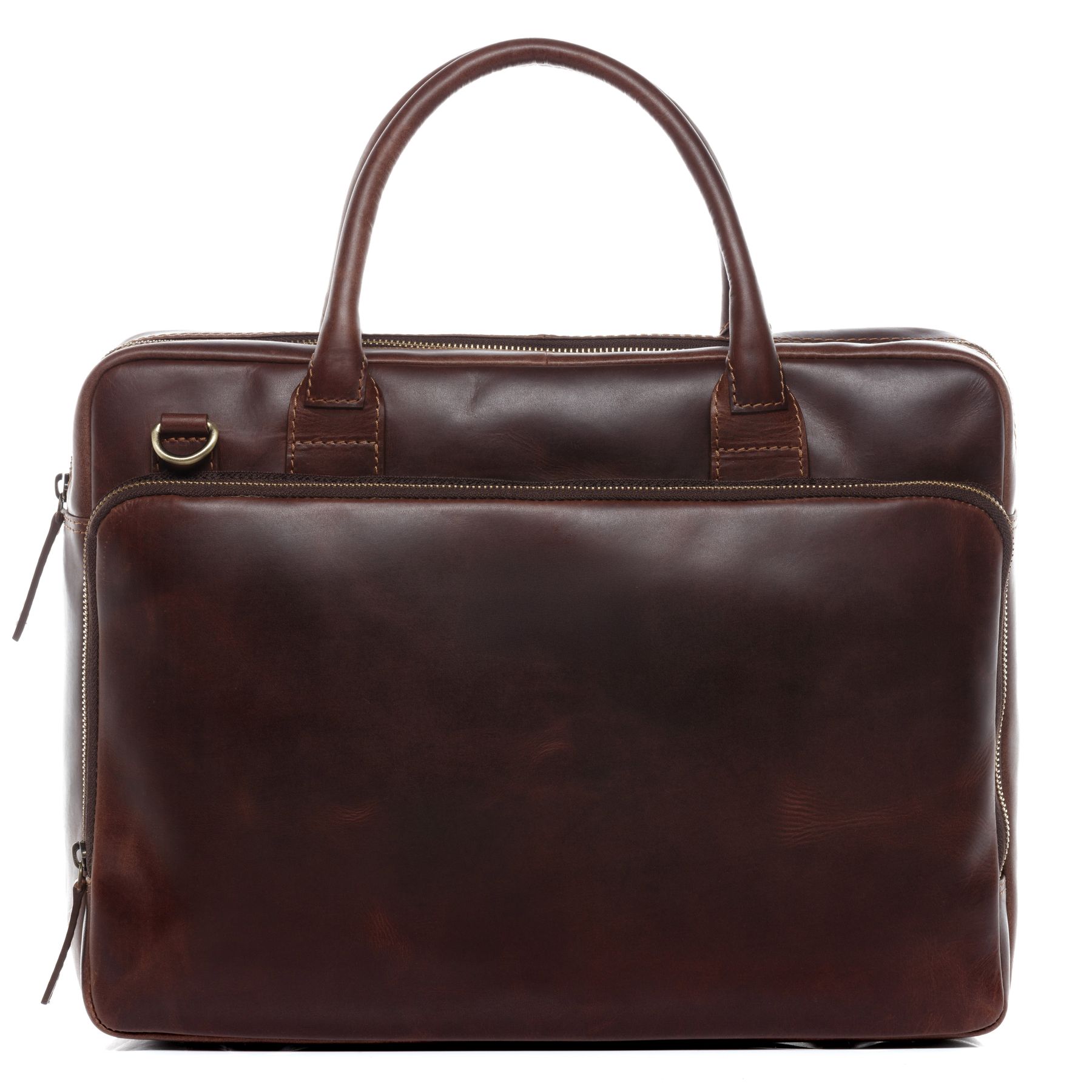FERGÉ Laptoptasche Natur-Leder PAUL braun 48232