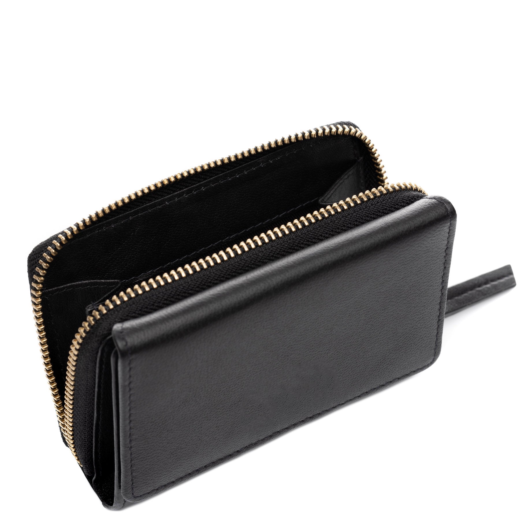 FERGÉ Geldbörse Leder AVA schwarz Geldbeutel 48554