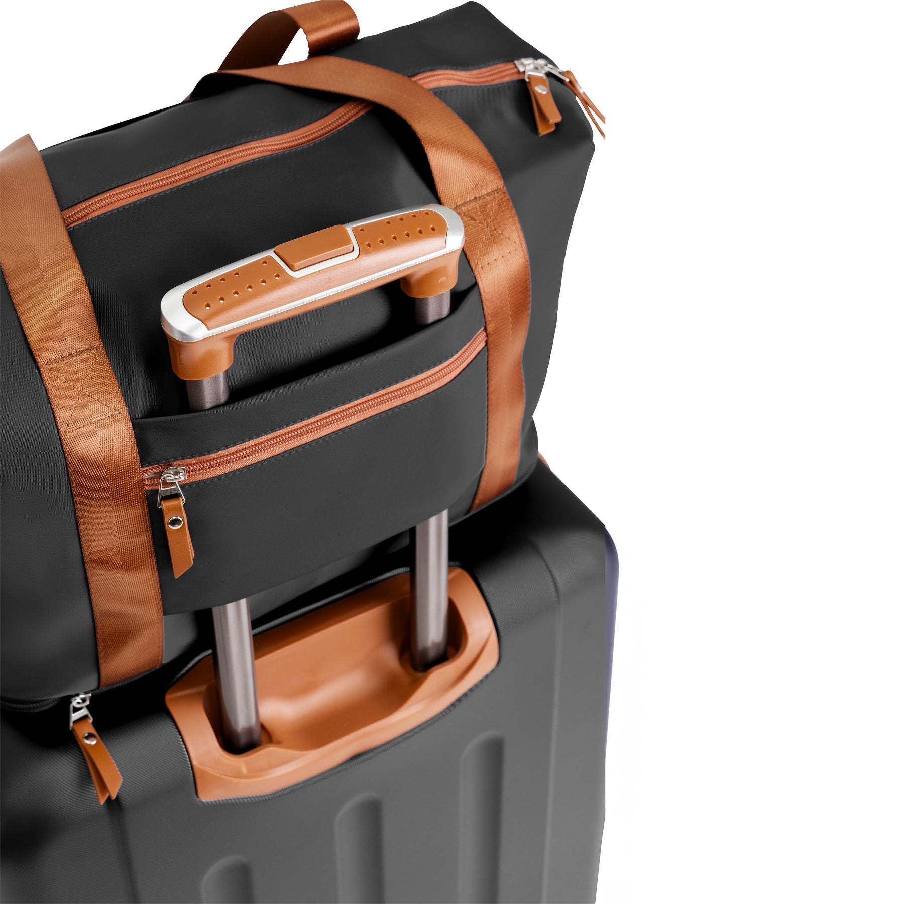 FERGÉ Reisetasche MILANO Handgepäck in blau schwarz 47558