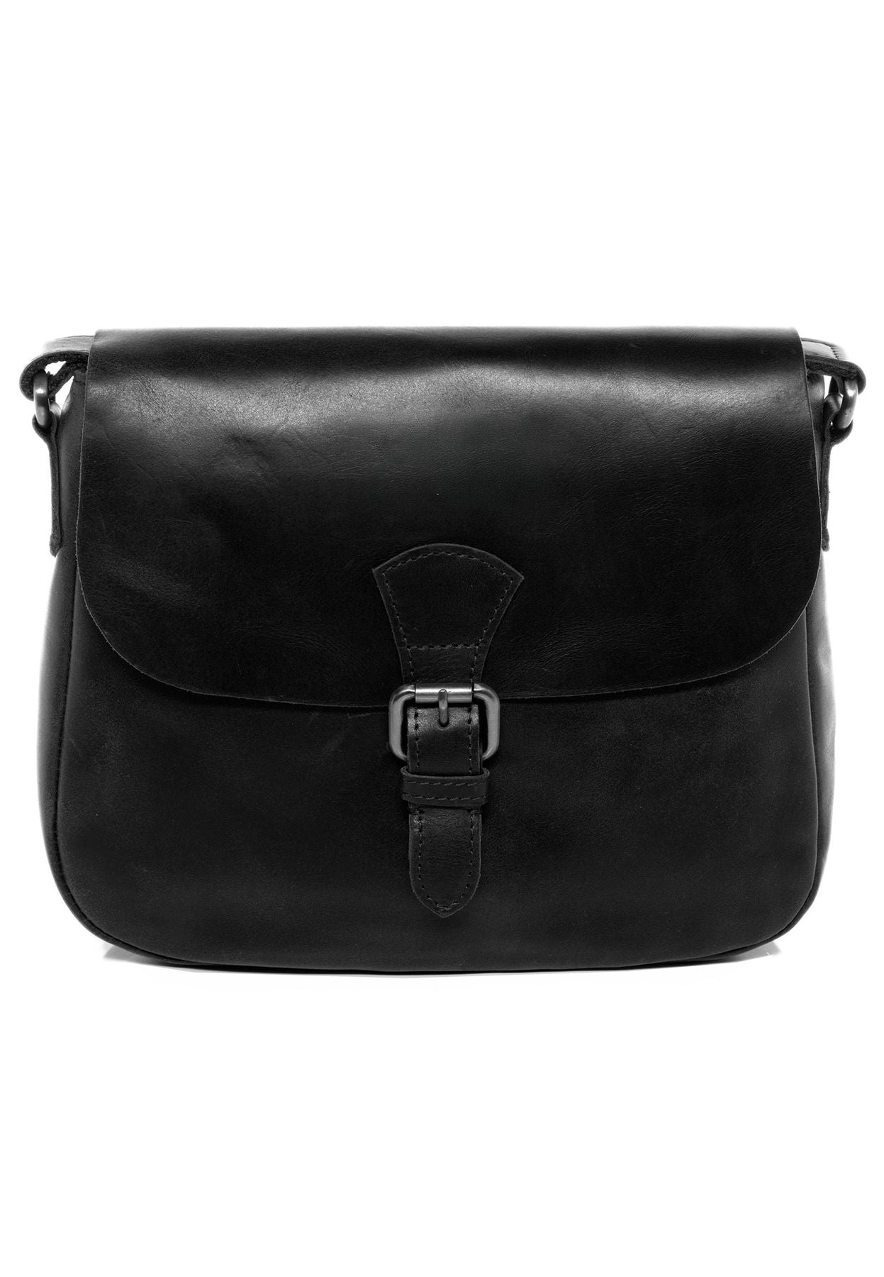 FERGÉ Schultertasche Leder YALE braun Handtasche Leder 48332