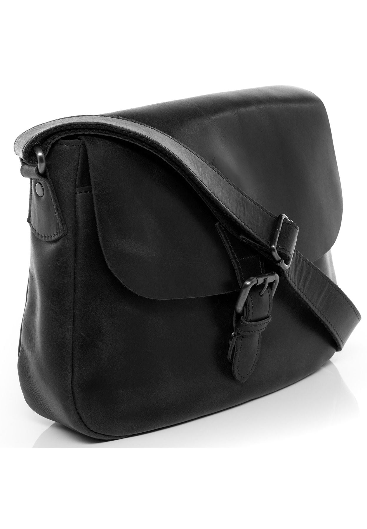 FERGÉ Schultertasche Leder YALE braun Handtasche Leder 48333