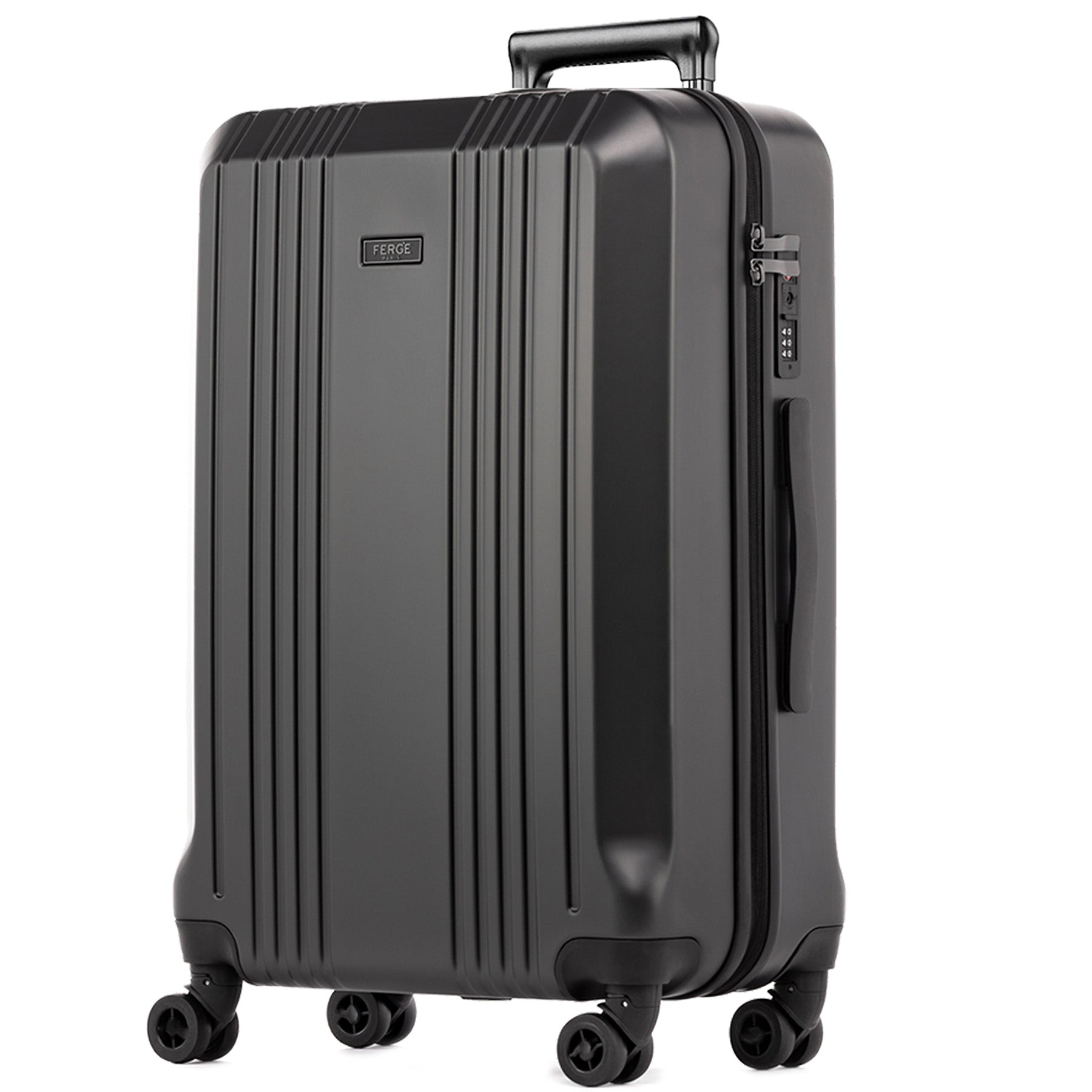 FERGÉ XL Koffer CANNES graphite Hartschalenkoffer Trolley 50163