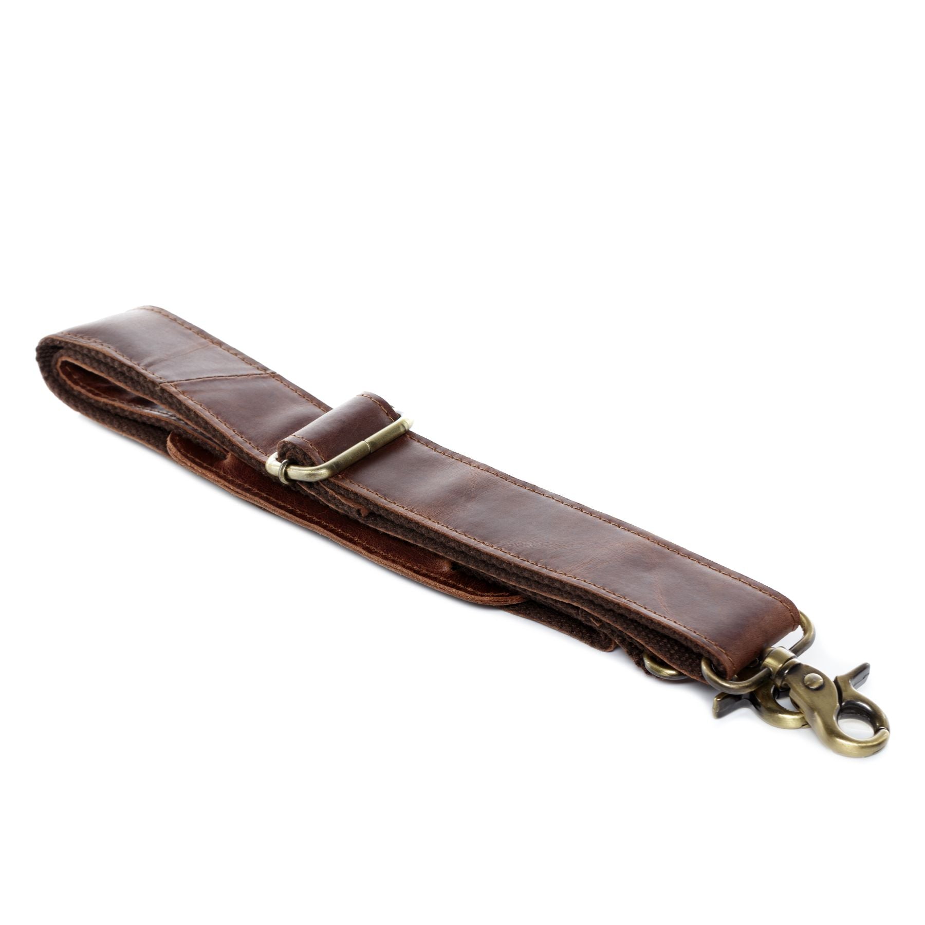 FERGÉ Reisetasche Leder YALE ZIP braun Weekender 48341