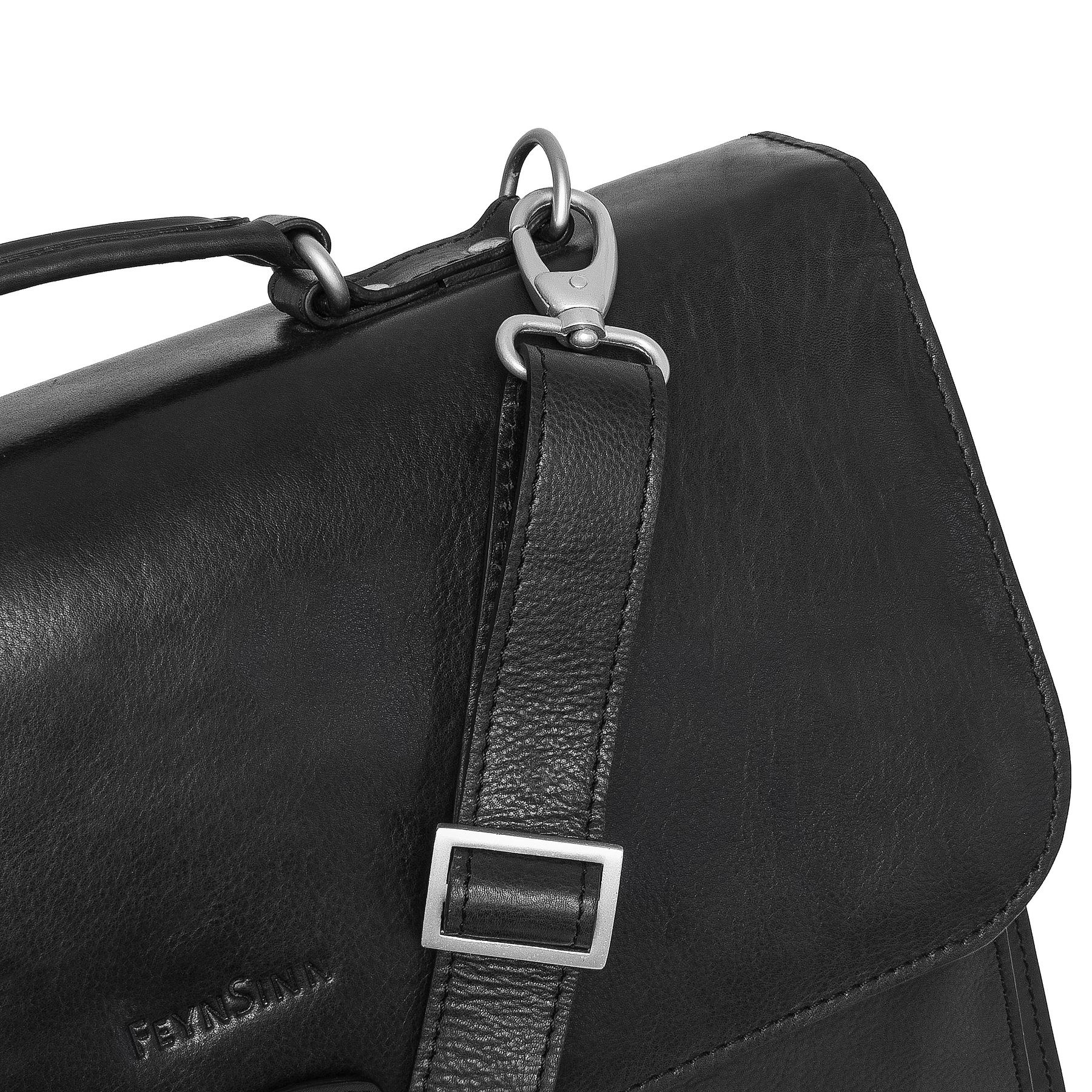 FEYNSINN BERLIN Aktentasche Leder XL EMILIO schwarz 12912