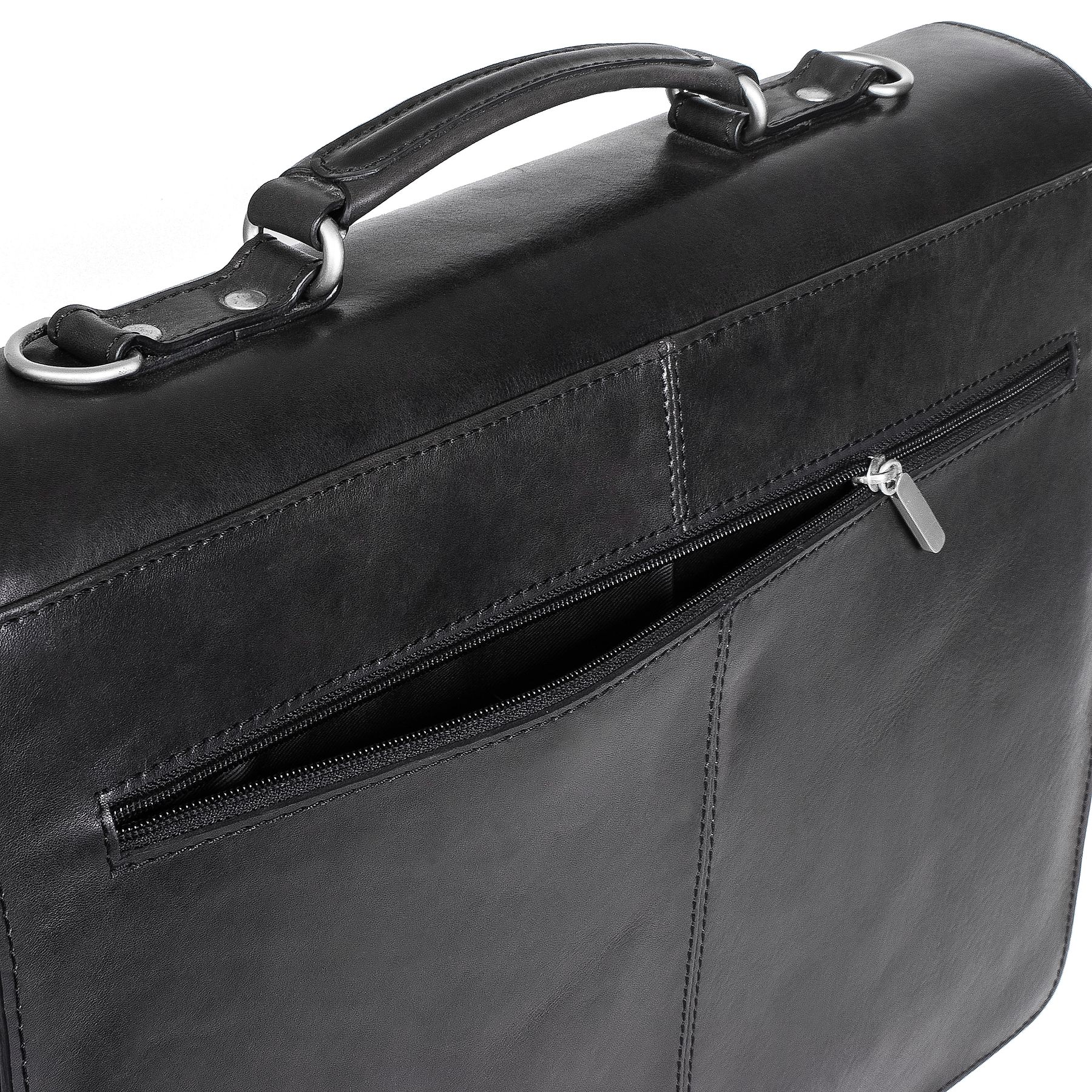 FEYNSINN BERLIN Aktentasche Leder XL EMILIO schwarz 12913