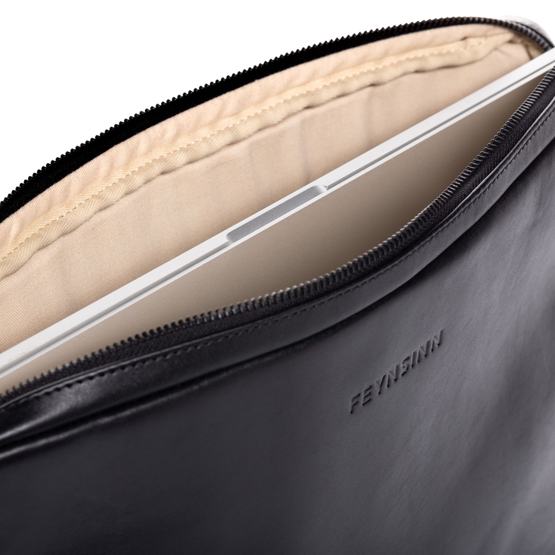 FEYNSINN BERLIN Businesstasche Damen Leder VANJA schwarz 41789