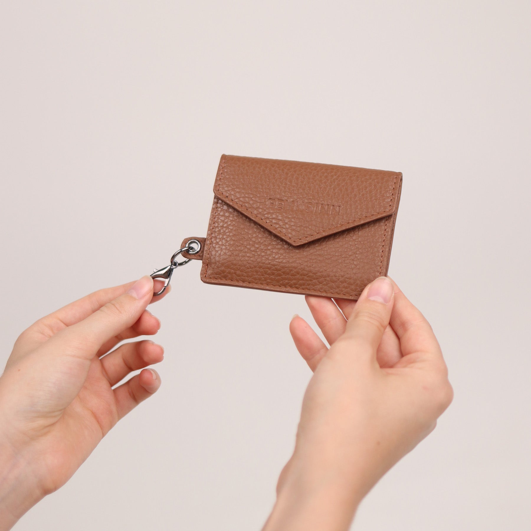 FEYNSINN BERLIN Kartenhalter Leder klein NOVA schwarz 42020