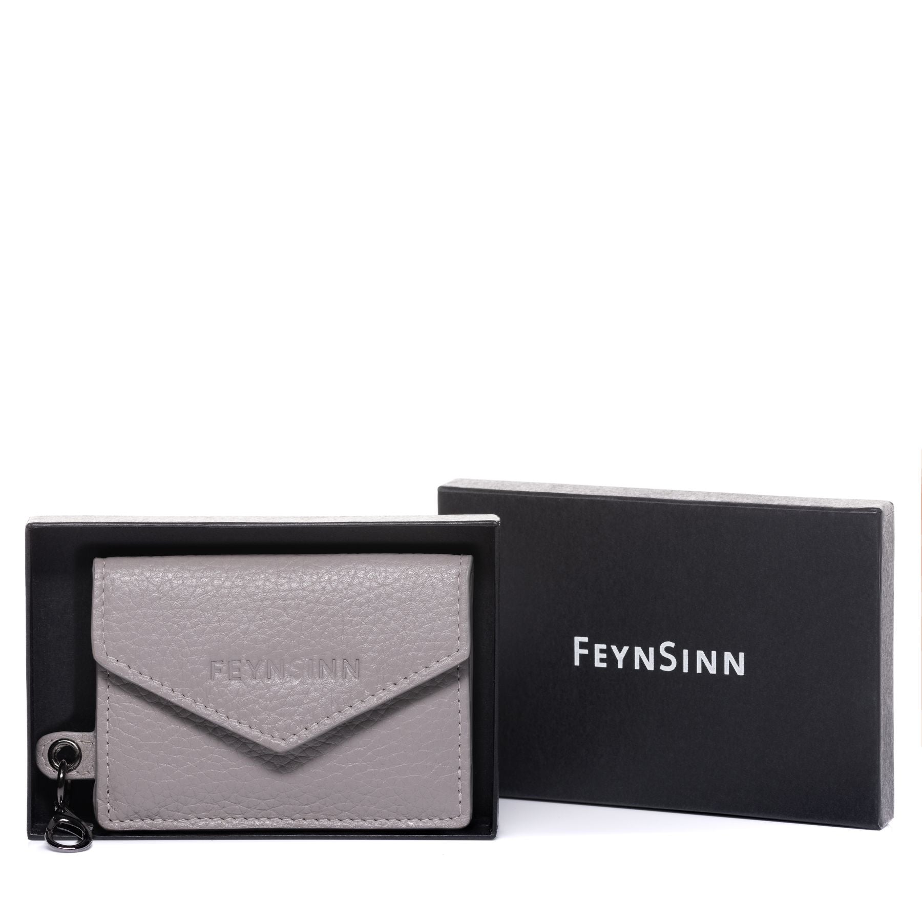 FEYNSINN BERLIN Kartenhalter Leder klein NOVA schwarz 41876