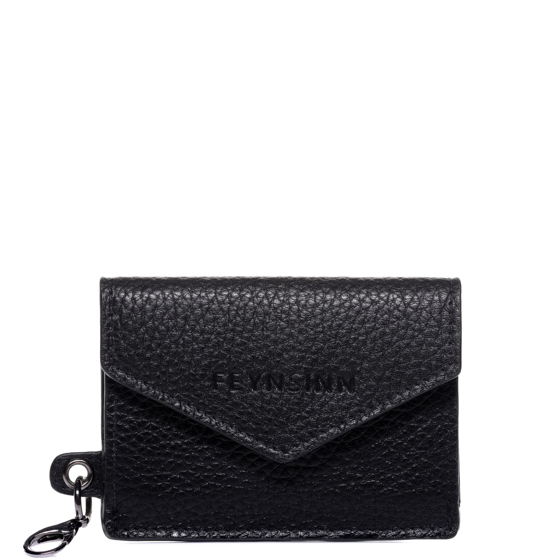 FEYNSINN BERLIN Kartenhalter Leder klein NOVA schwarz 41873