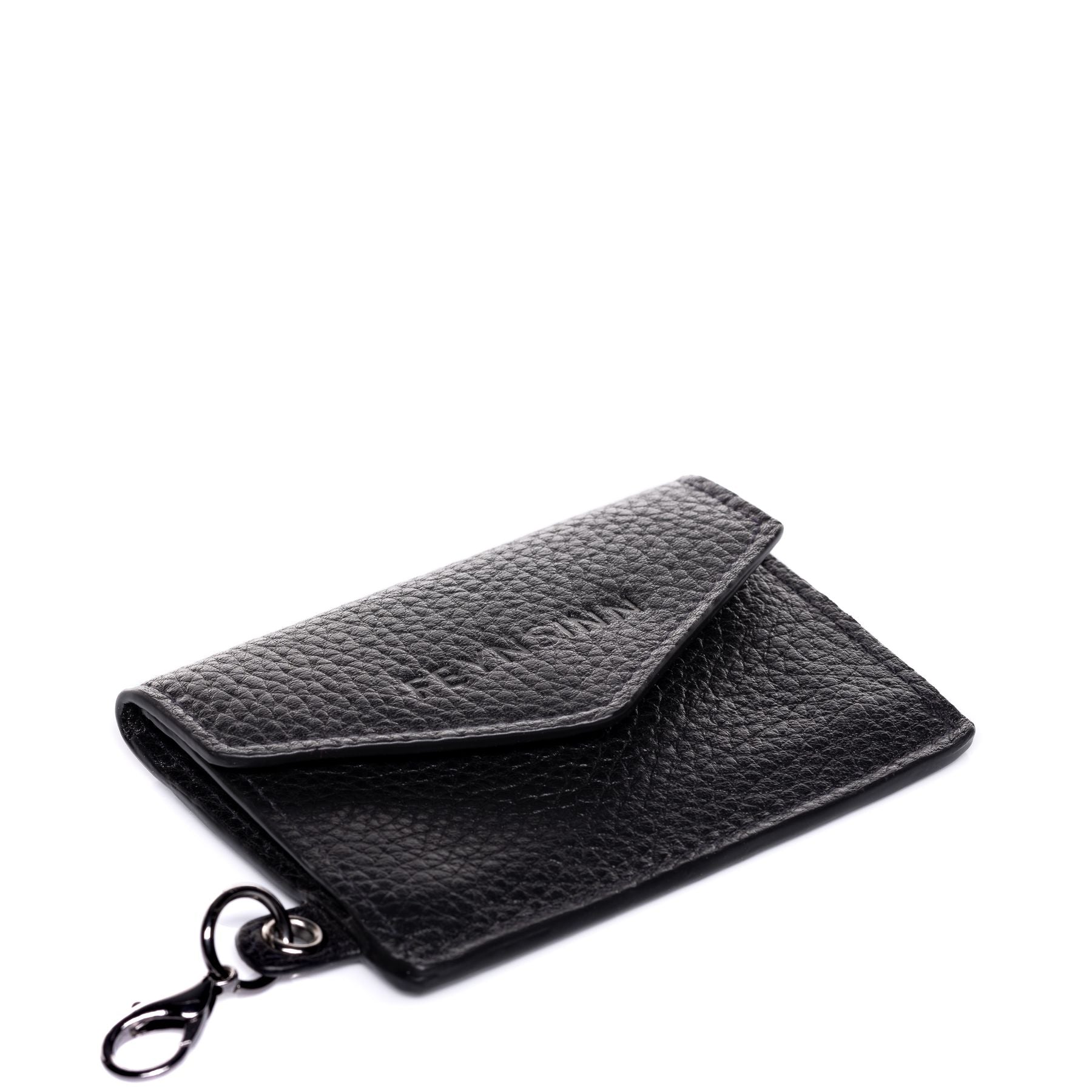 FEYNSINN BERLIN Kartenhalter Leder klein NOVA schwarz 41871