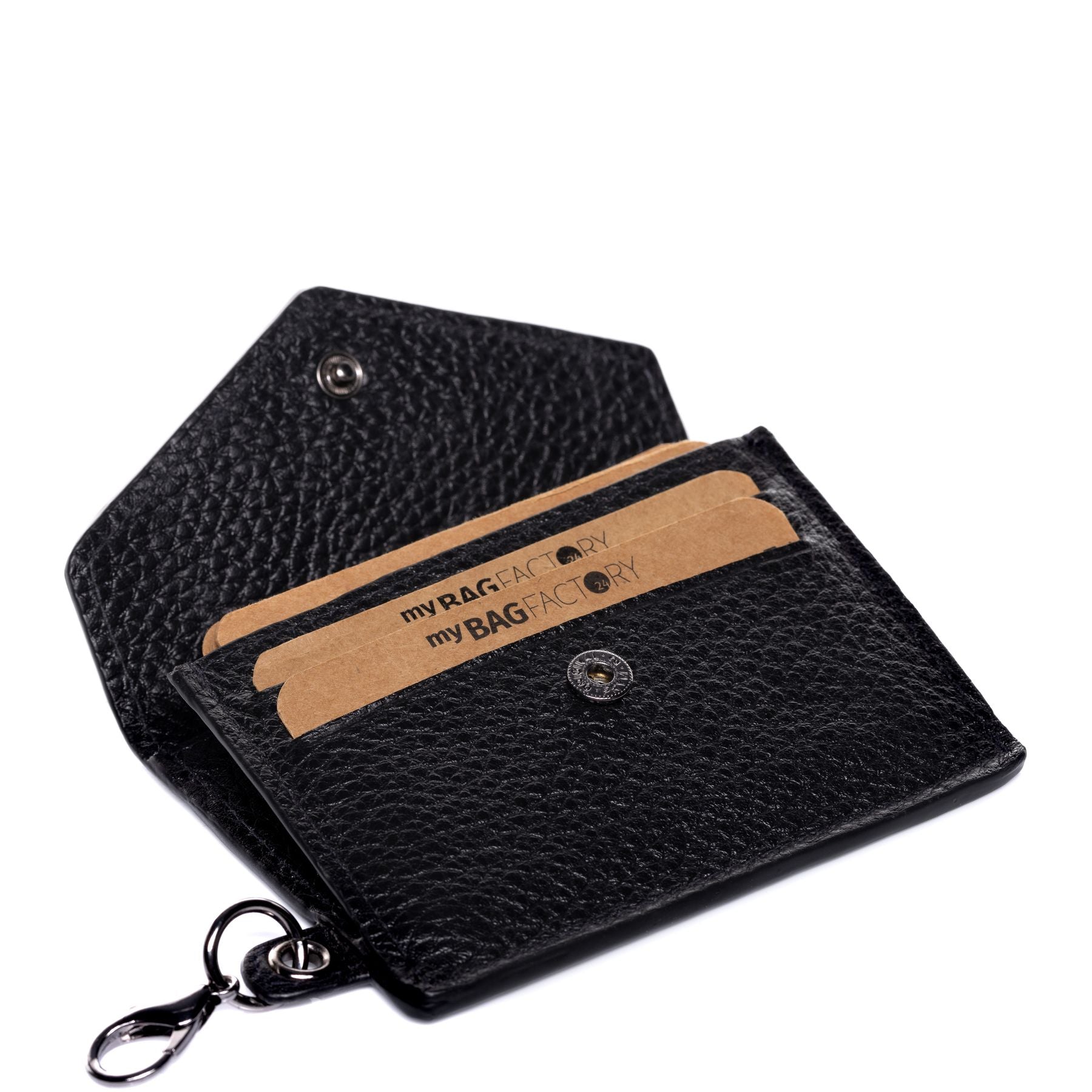 FEYNSINN BERLIN Kartenhalter Leder klein NOVA schwarz 41872