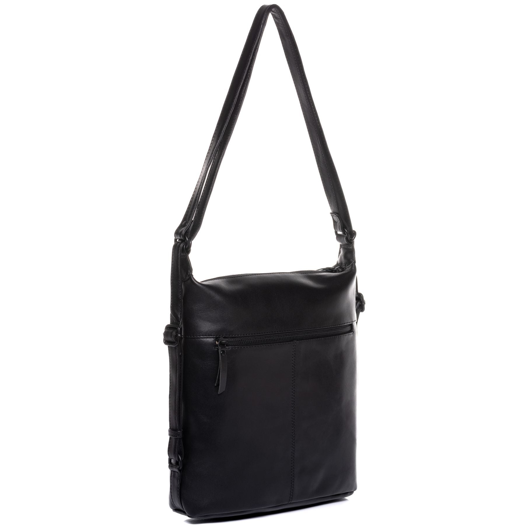 FEYNSINN BERLIN 2in1 crossbody Rucksack Leder AYA schwarz 41792